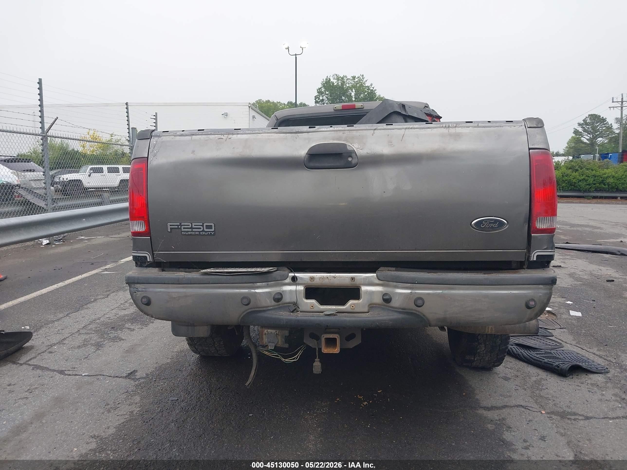 2004 Ford F-250 Lariat/xl/xlt Gray vin: 1FTNX21P14EB07608