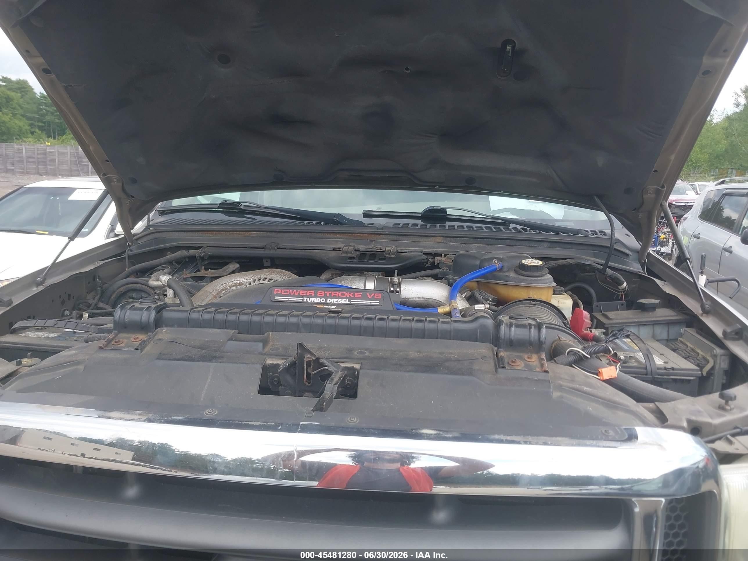 2004 Ford F-250   Золотой vin: 1FTNX21P14EB43976