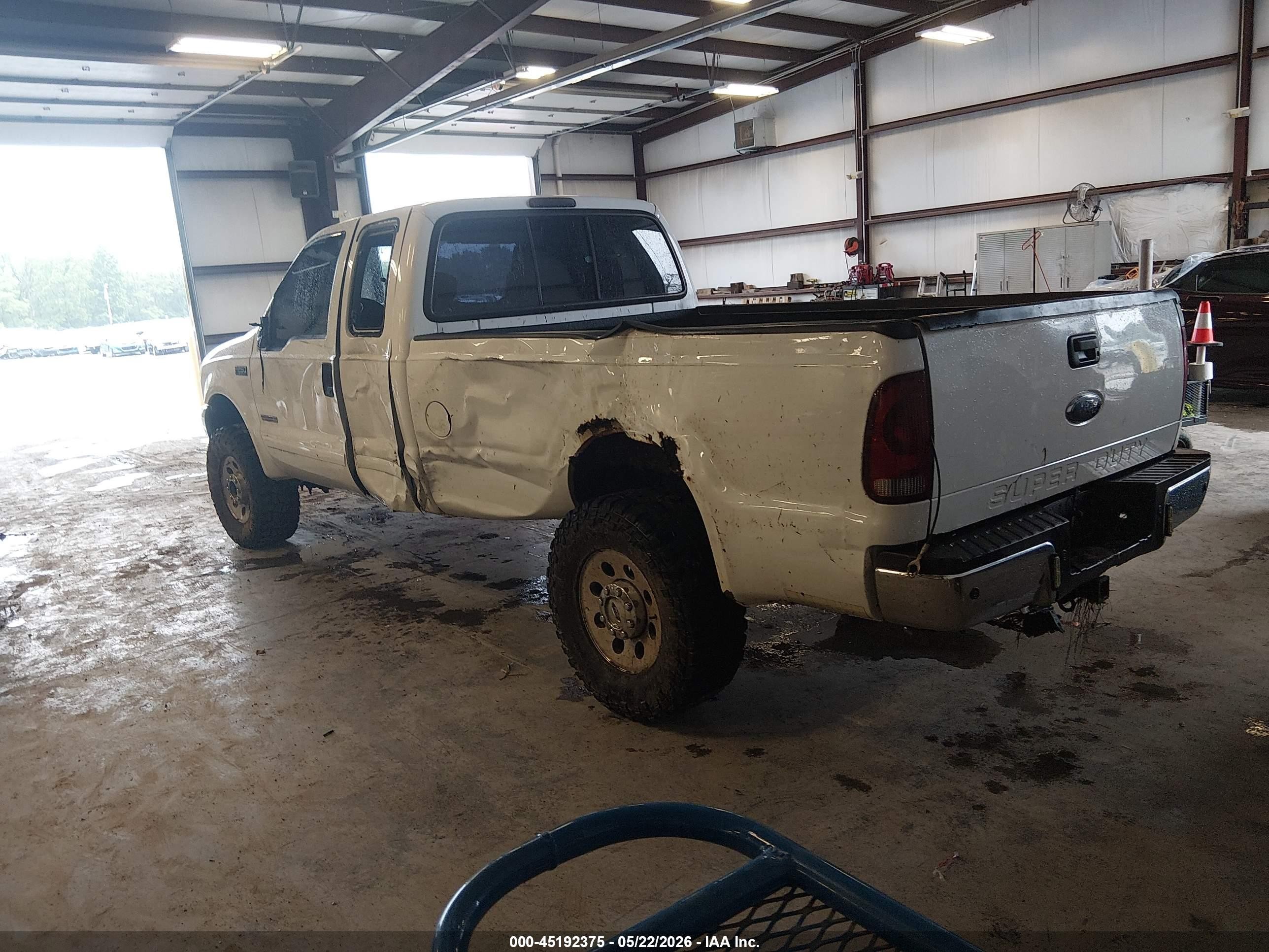 2003 Ford F-250 Lariat/xl/xlt White vin: 1FTNX21P33ED44356