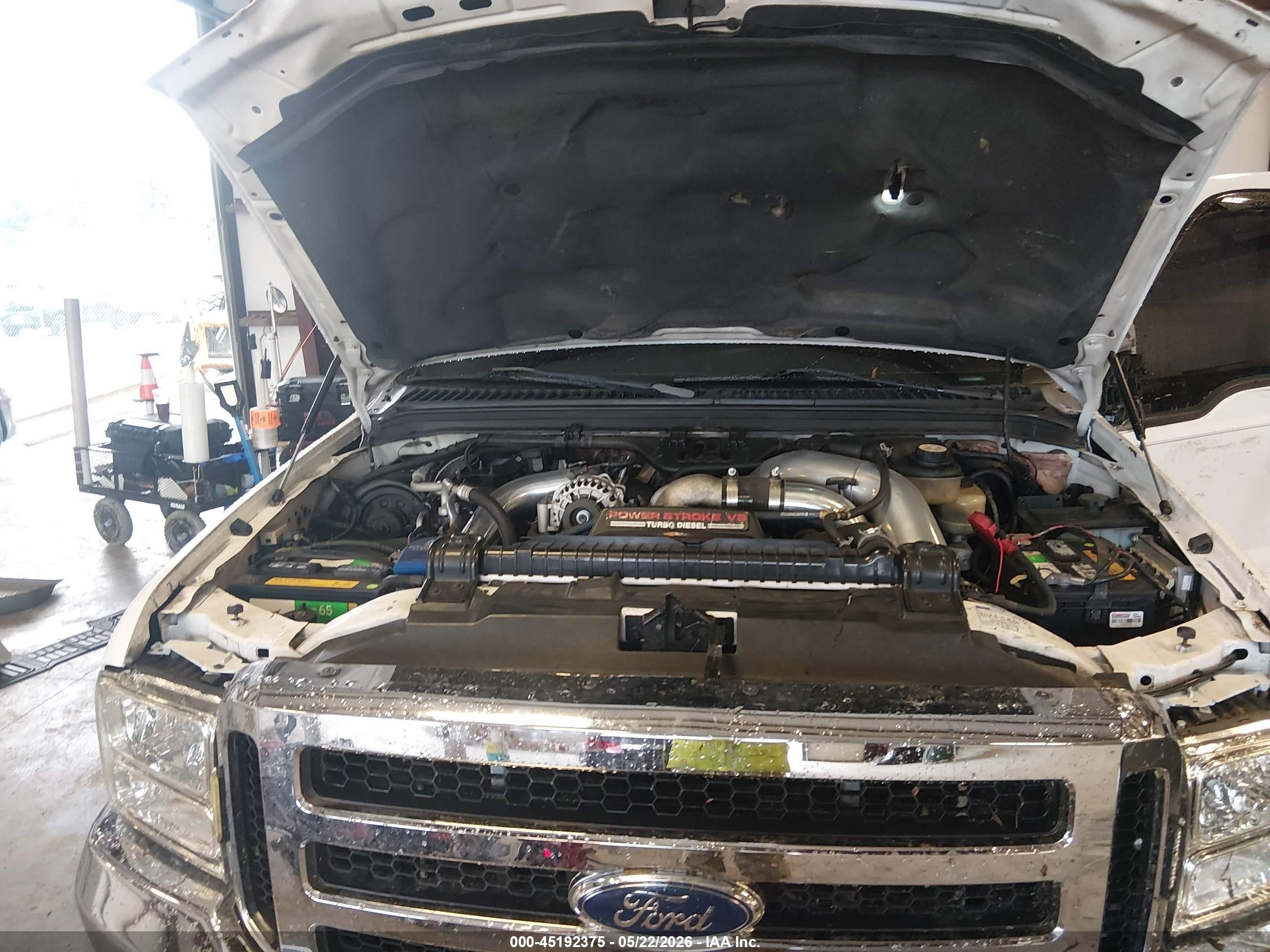 2003 Ford F-250 Lariat/xl/xlt White vin: 1FTNX21P33ED44356