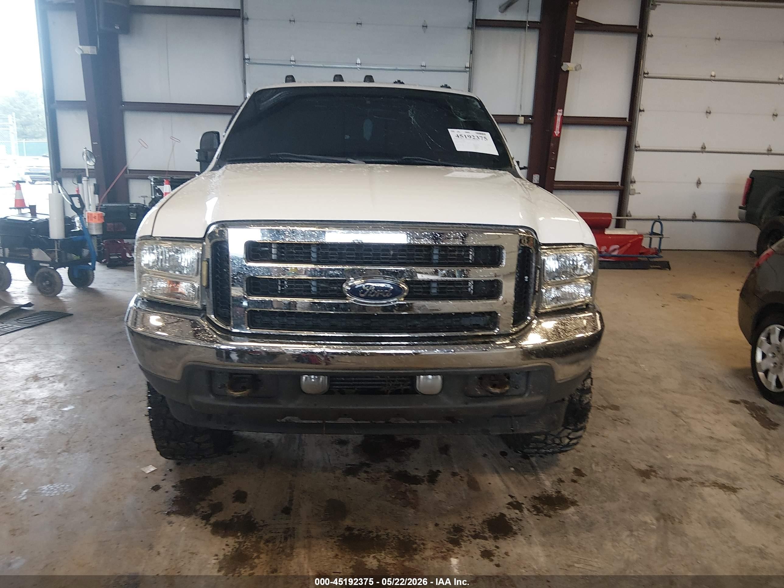 2003 Ford F-250 Lariat/xl/xlt White vin: 1FTNX21P33ED44356