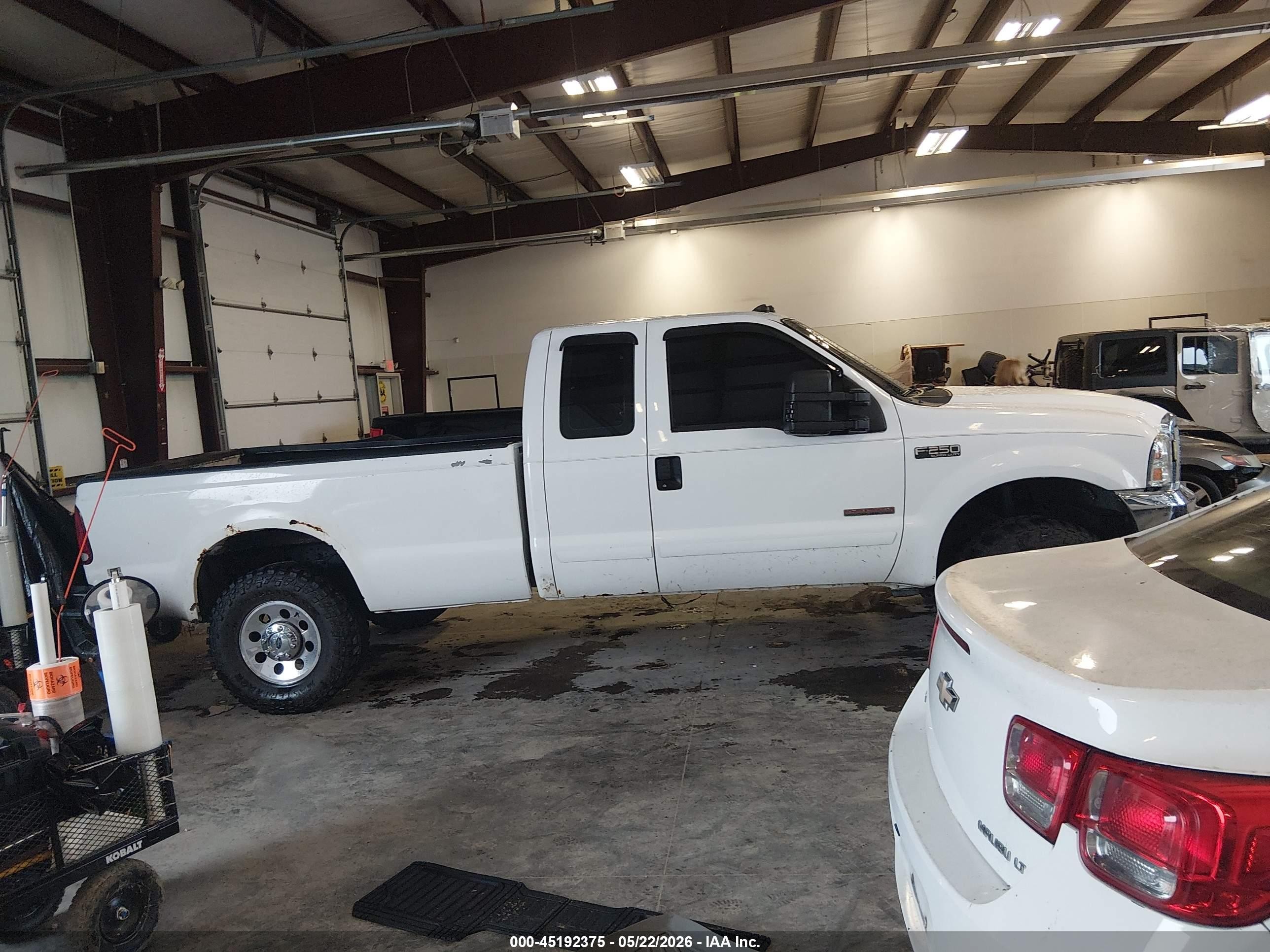 2003 Ford F-250 Lariat/xl/xlt White vin: 1FTNX21P33ED44356