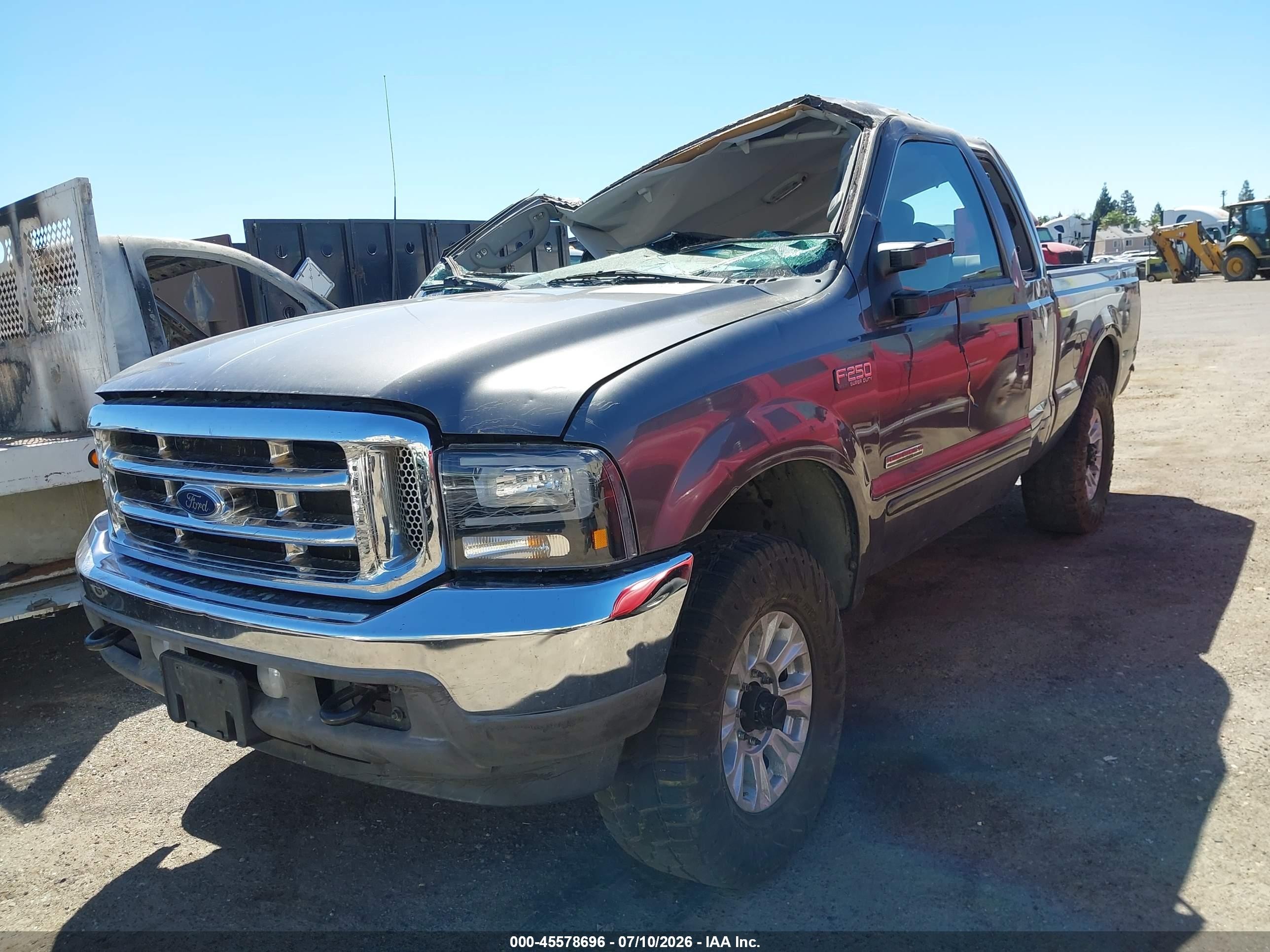 2003 Ford F-250 Lariat/xl/xlt Gray vin: 1FTNX21P43EC37655