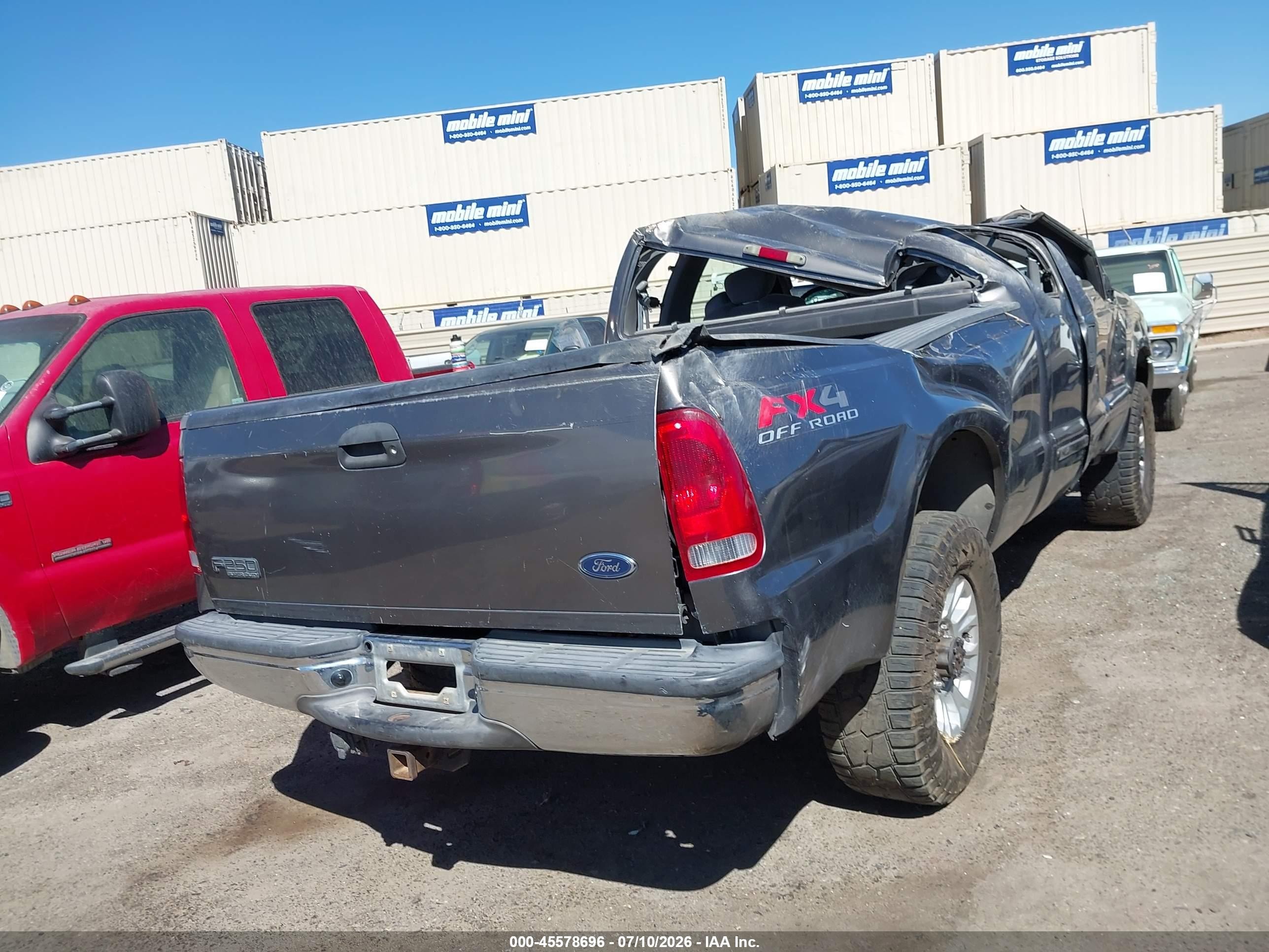 2003 Ford F-250 Lariat/xl/xlt Gray vin: 1FTNX21P43EC37655