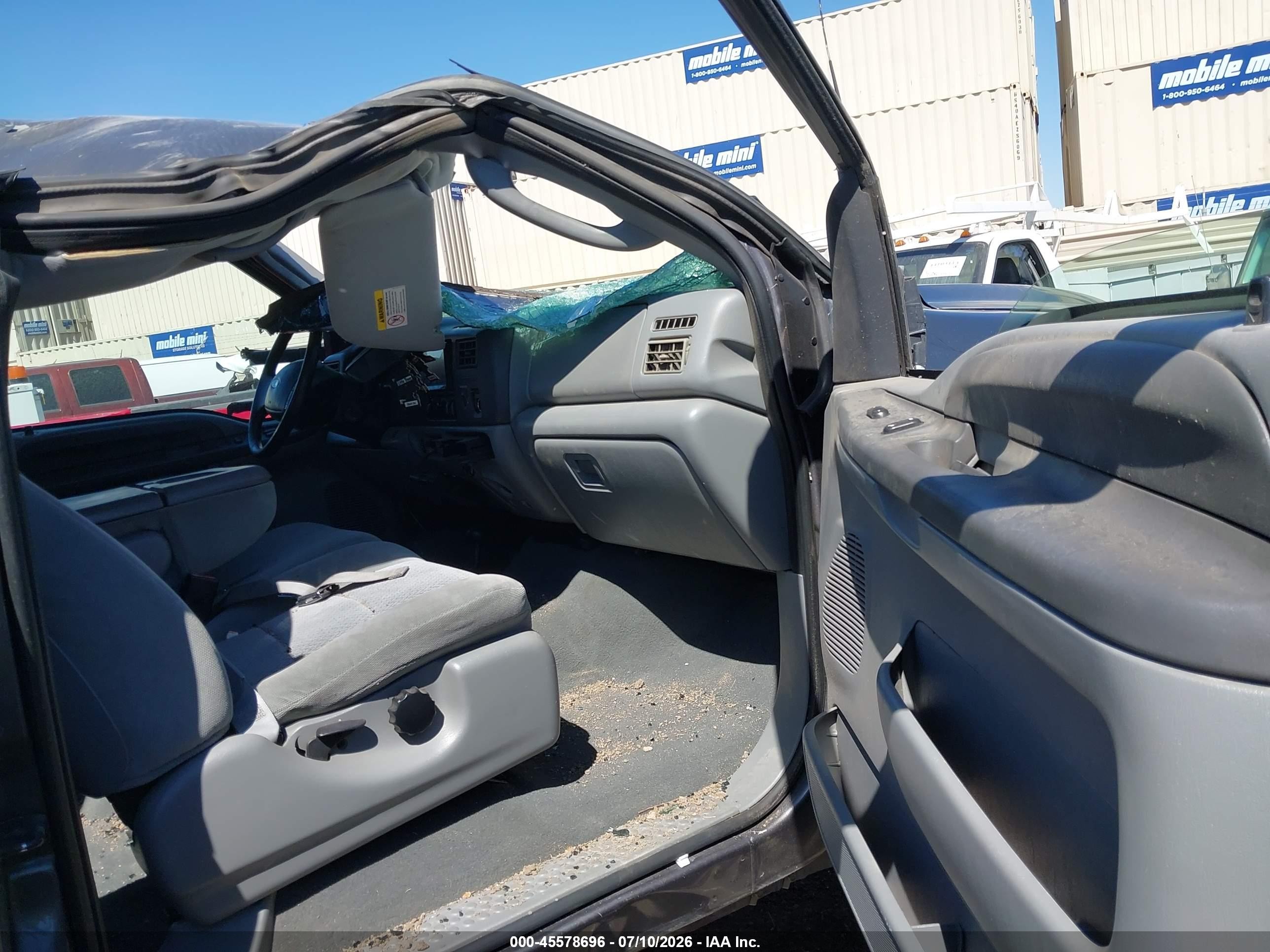 2003 Ford F-250 Lariat/xl/xlt Gray vin: 1FTNX21P43EC37655