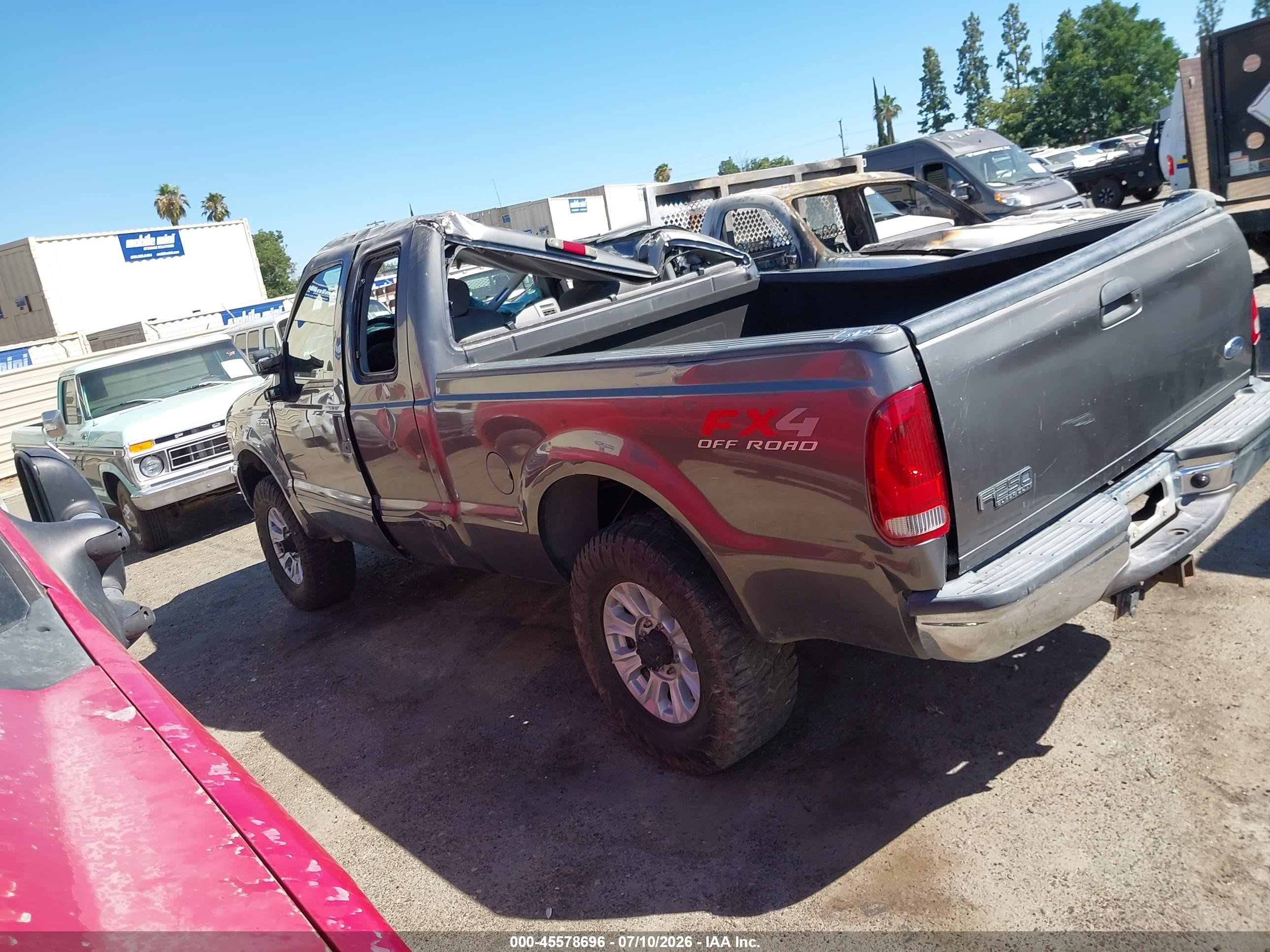 2003 Ford F-250 Lariat/xl/xlt Gray vin: 1FTNX21P43EC37655