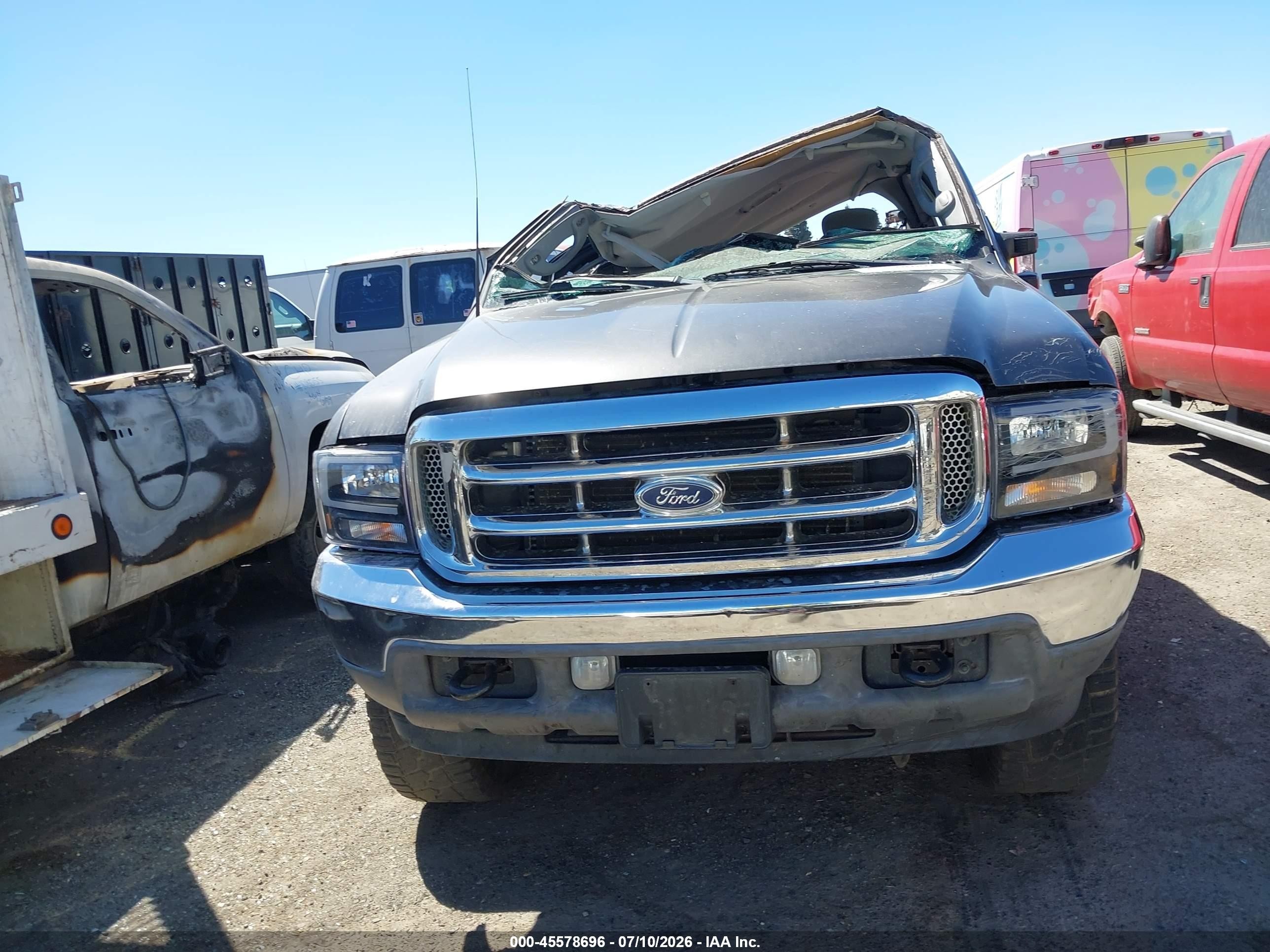 2003 Ford F-250 Lariat/xl/xlt Gray vin: 1FTNX21P43EC37655