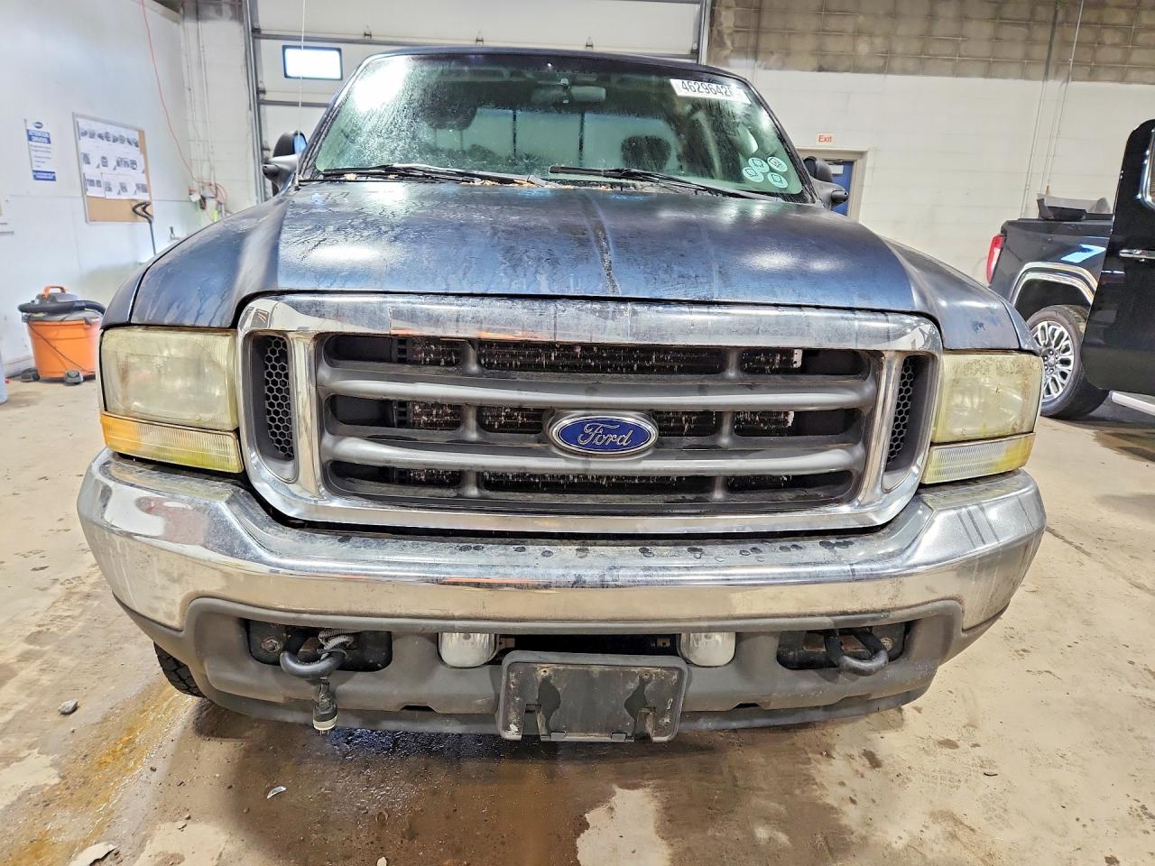 2004 Ford F250 Super Duty Blue vin: 1FTNX21P44EB49352