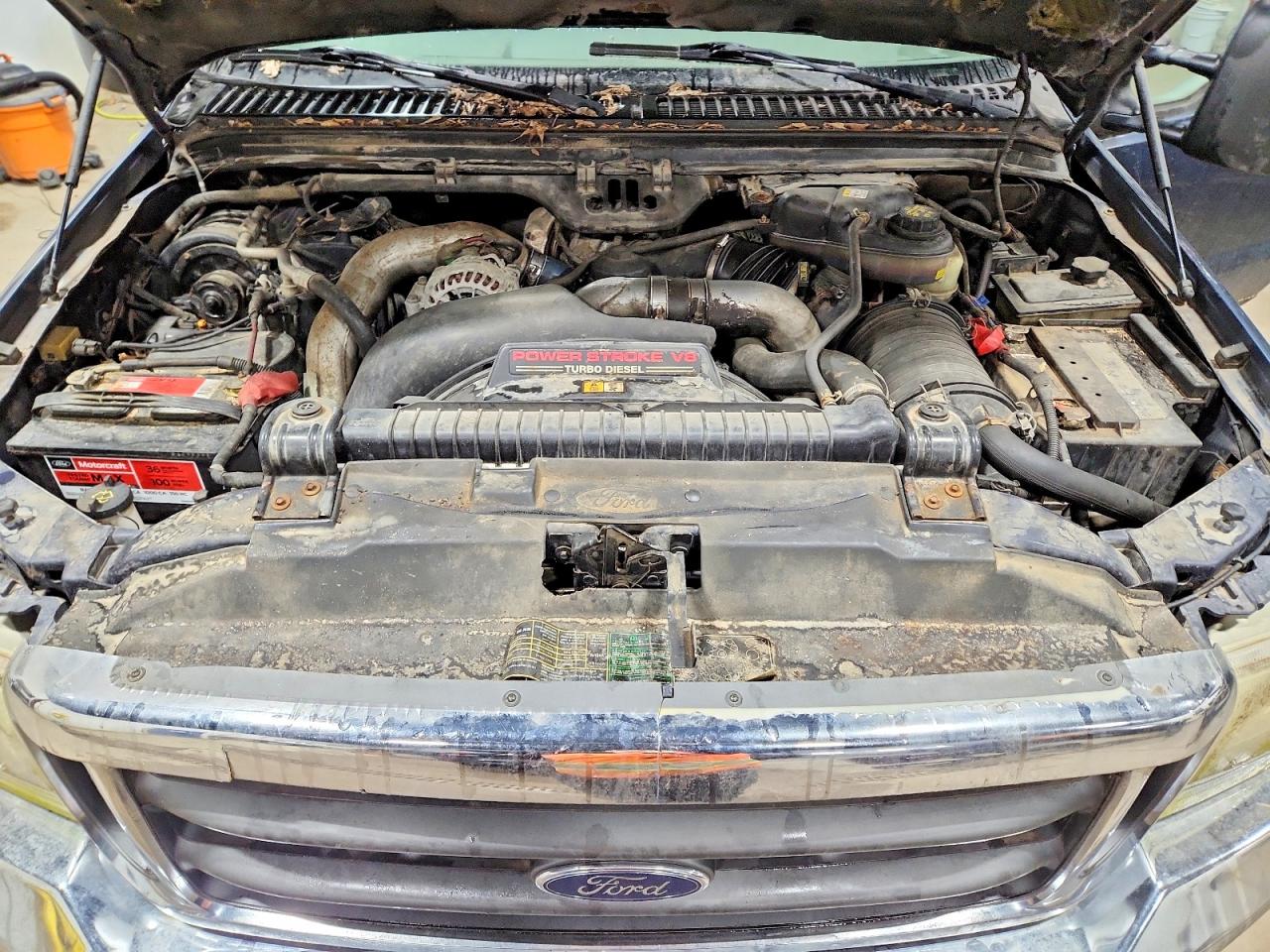 2004 Ford F250 Super Duty Blue vin: 1FTNX21P44EB49352