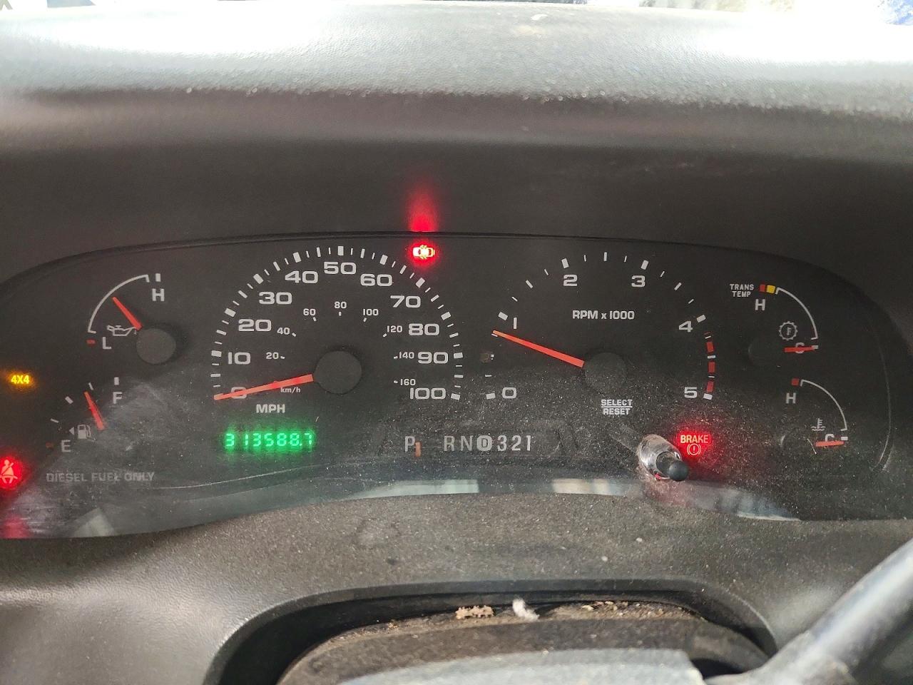 2004 Ford F250 Super Duty Blue vin: 1FTNX21P44EB49352