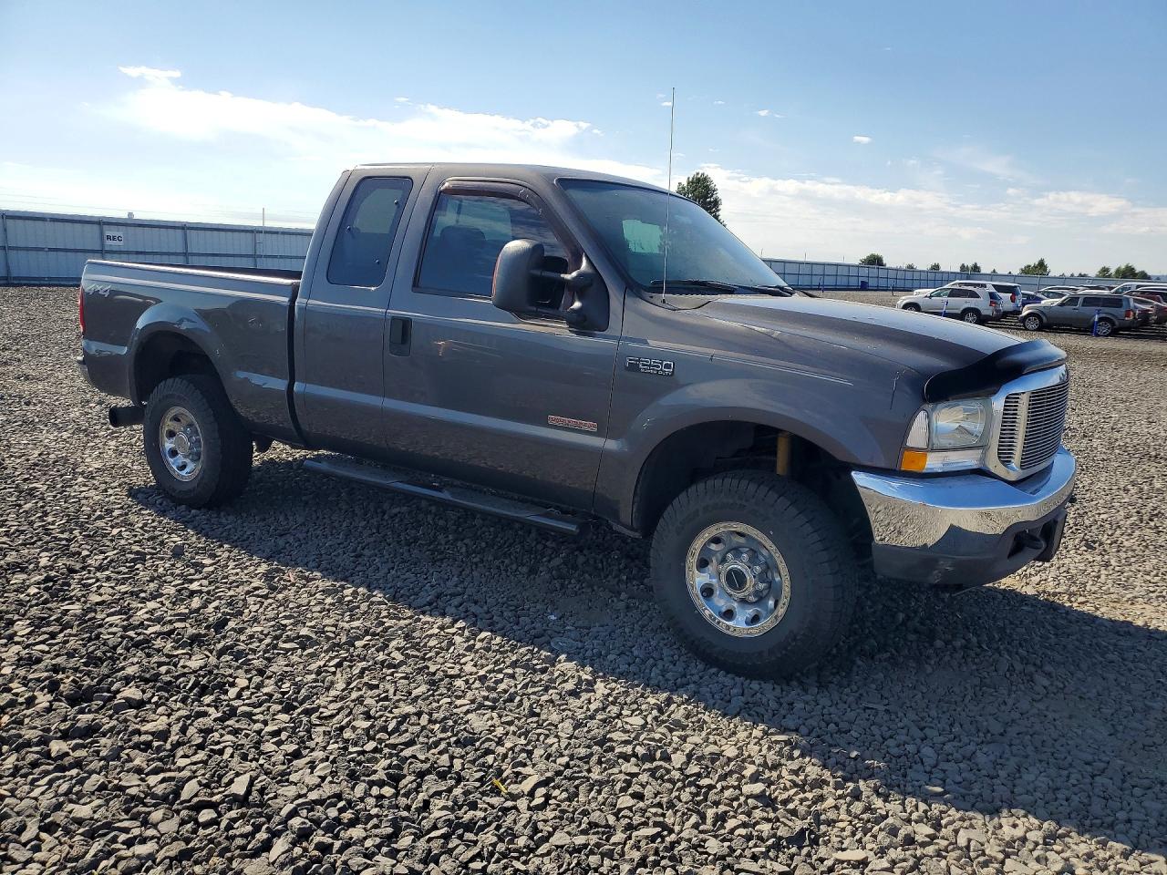 2004 Ford F250 Super Duty Gray vin: 1FTNX21P54EB85955