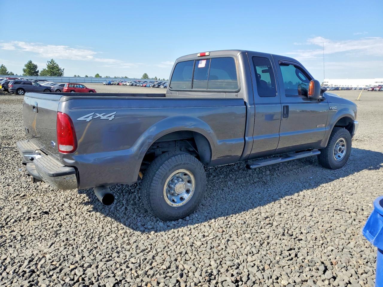 2004 Ford F250 Super Duty Gray vin: 1FTNX21P54EB85955