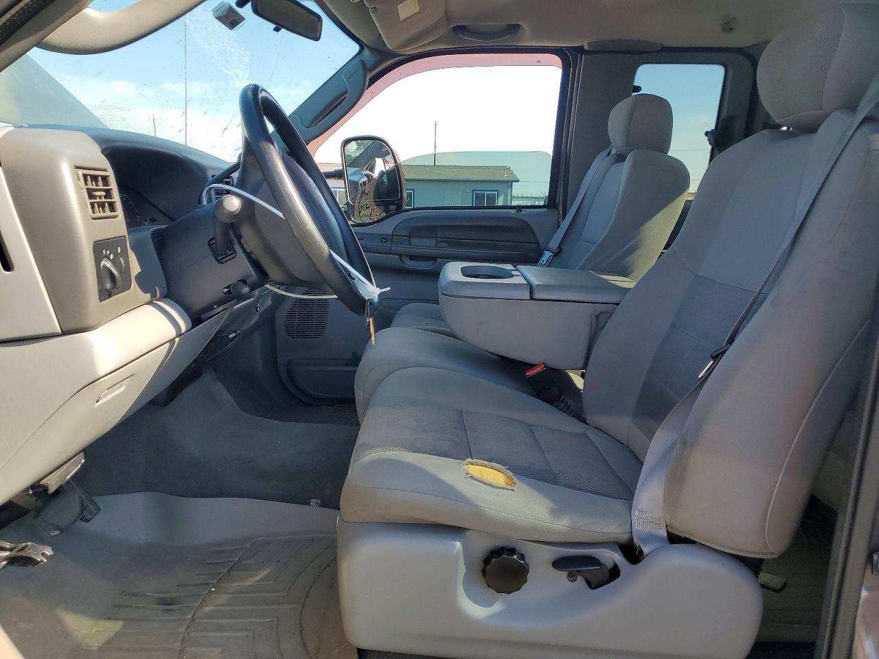 2004 Ford F250 Super Duty Gray vin: 1FTNX21P54EB85955