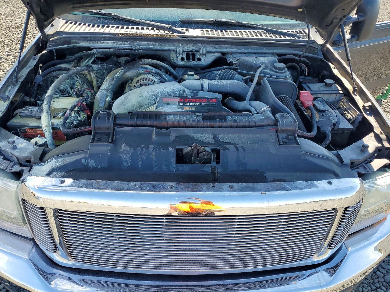 2004 Ford F250 Super Duty Gray vin: 1FTNX21P54EB85955