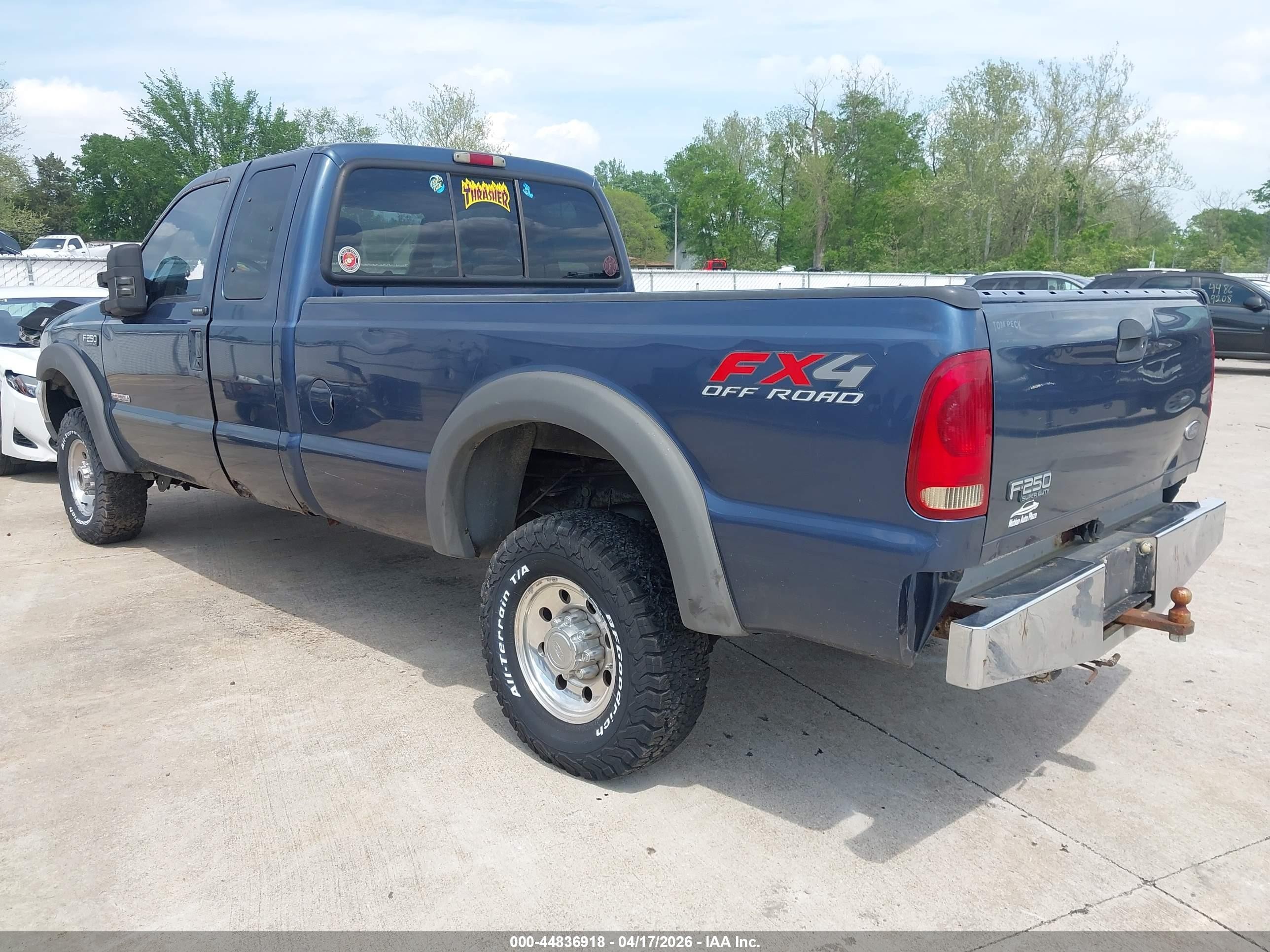 2004 Ford F-250 Lariat/xl/xlt Blue vin: 1FTNX21P64EA10744