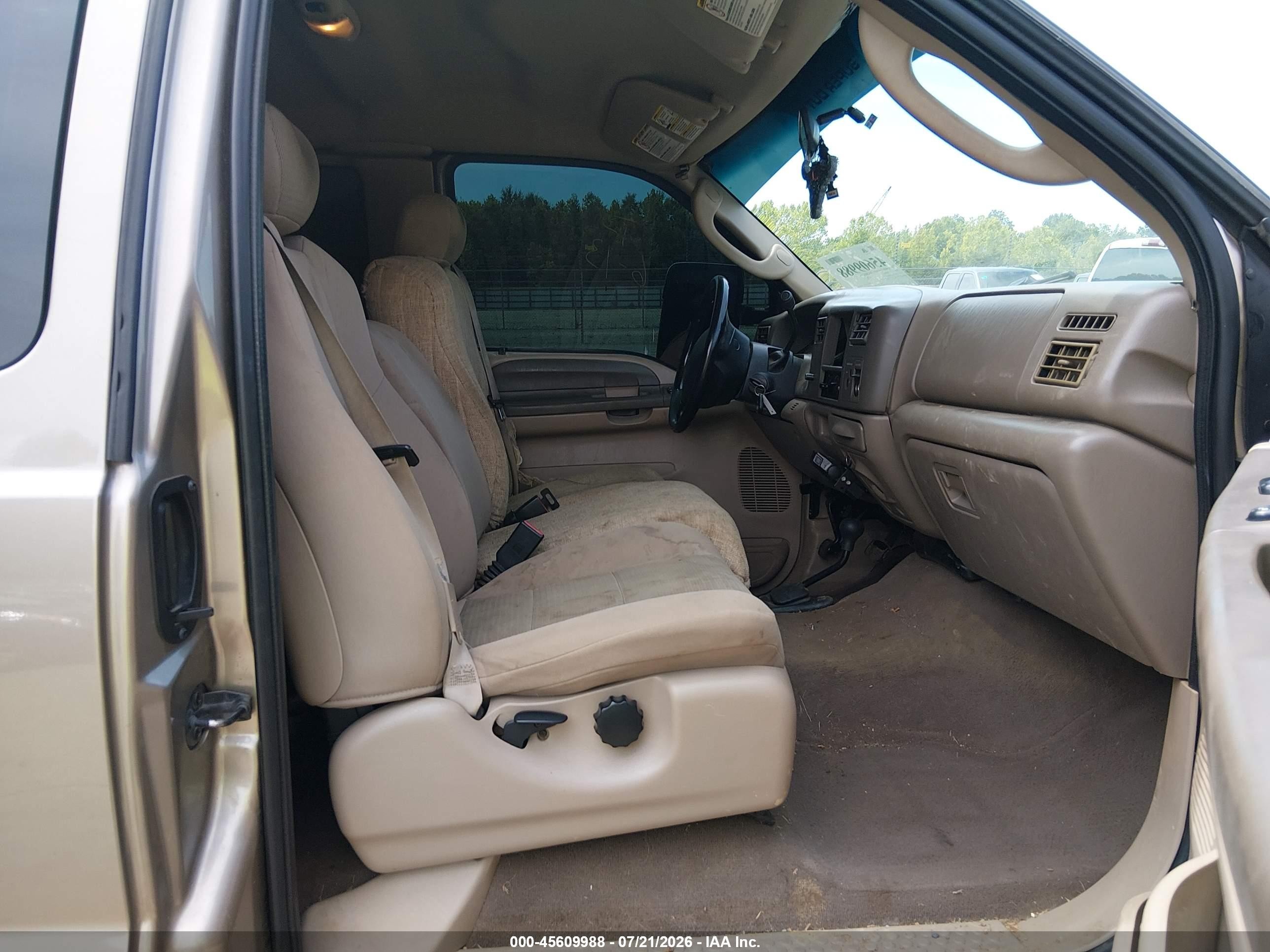 2004 Ford F-250 Lariat/xl/xlt Gold vin: 1FTNX21P74EE00526