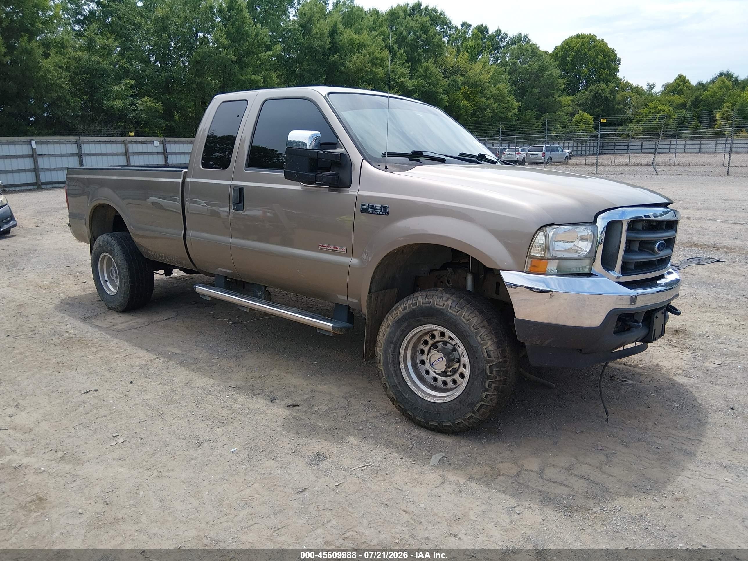 2004 Ford F-250 Lariat/xl/xlt Gold vin: 1FTNX21P74EE00526