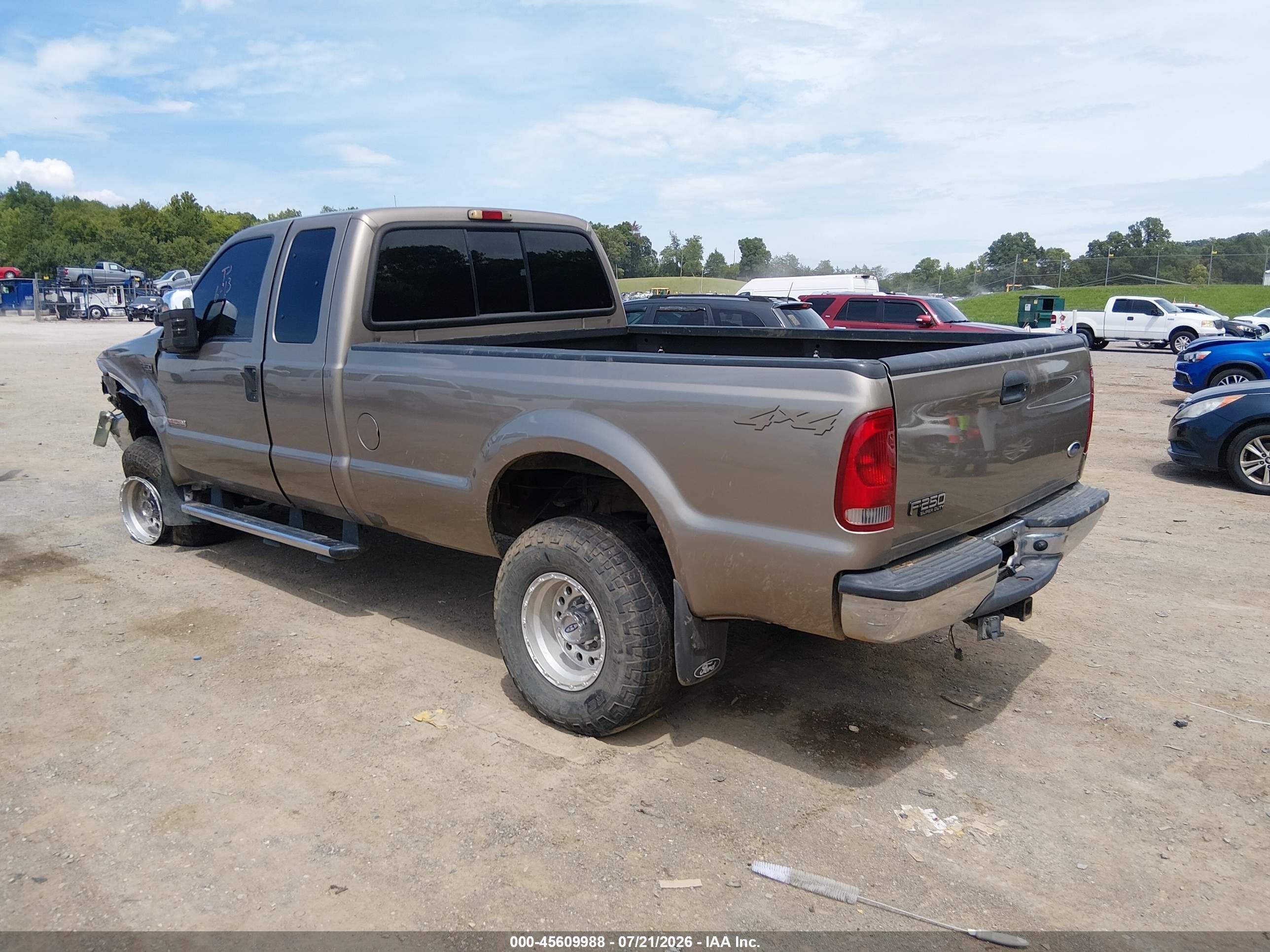 2004 Ford F-250 Lariat/xl/xlt Gold vin: 1FTNX21P74EE00526