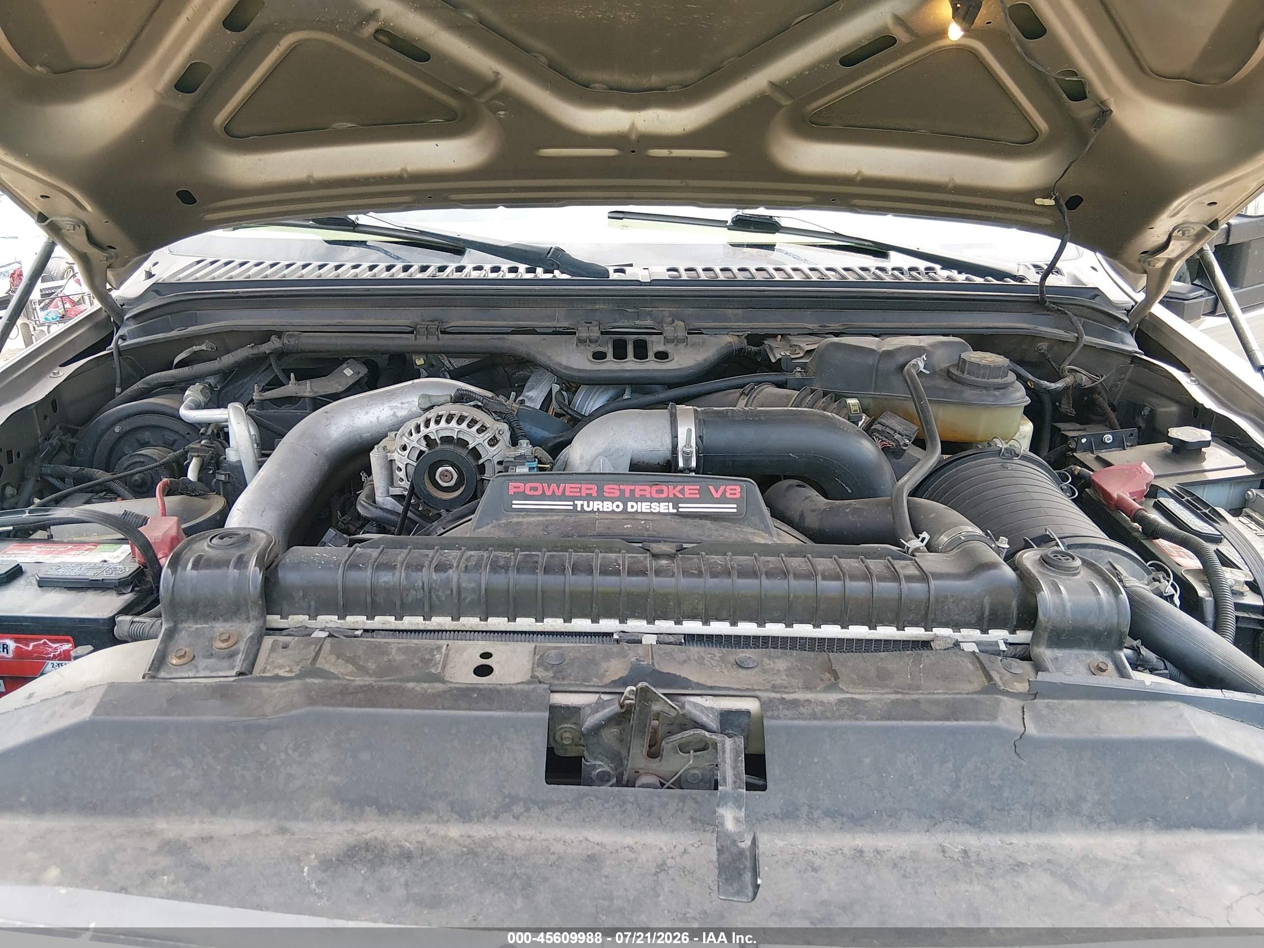 2004 Ford F-250 Lariat/xl/xlt Gold vin: 1FTNX21P74EE00526