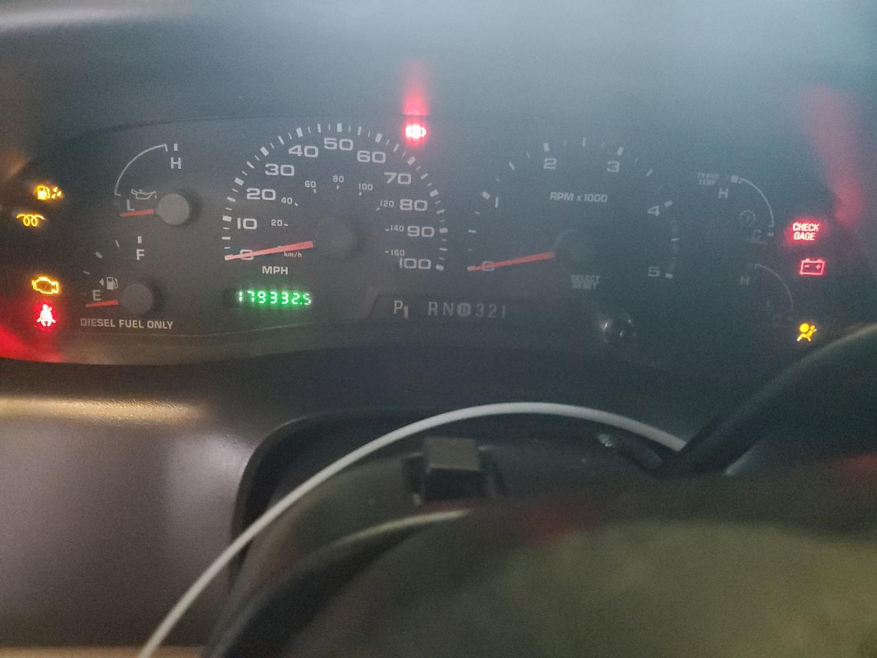 2003 Ford F-250 Синий vin: 1FTNX21P83EC68293
