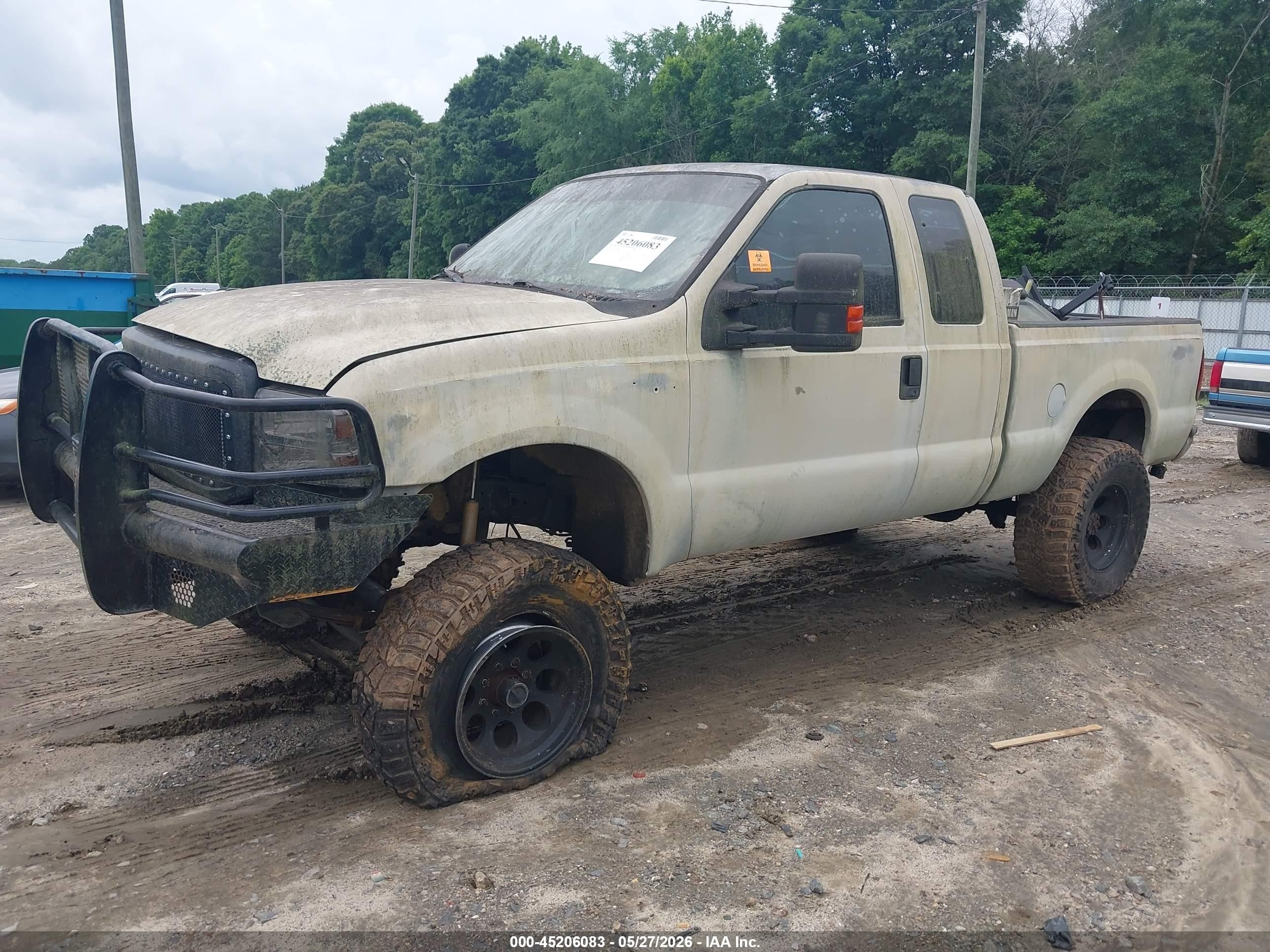 2003 Ford F-250 Lariat/xl/xlt White vin: 1FTNX21P93ED10681