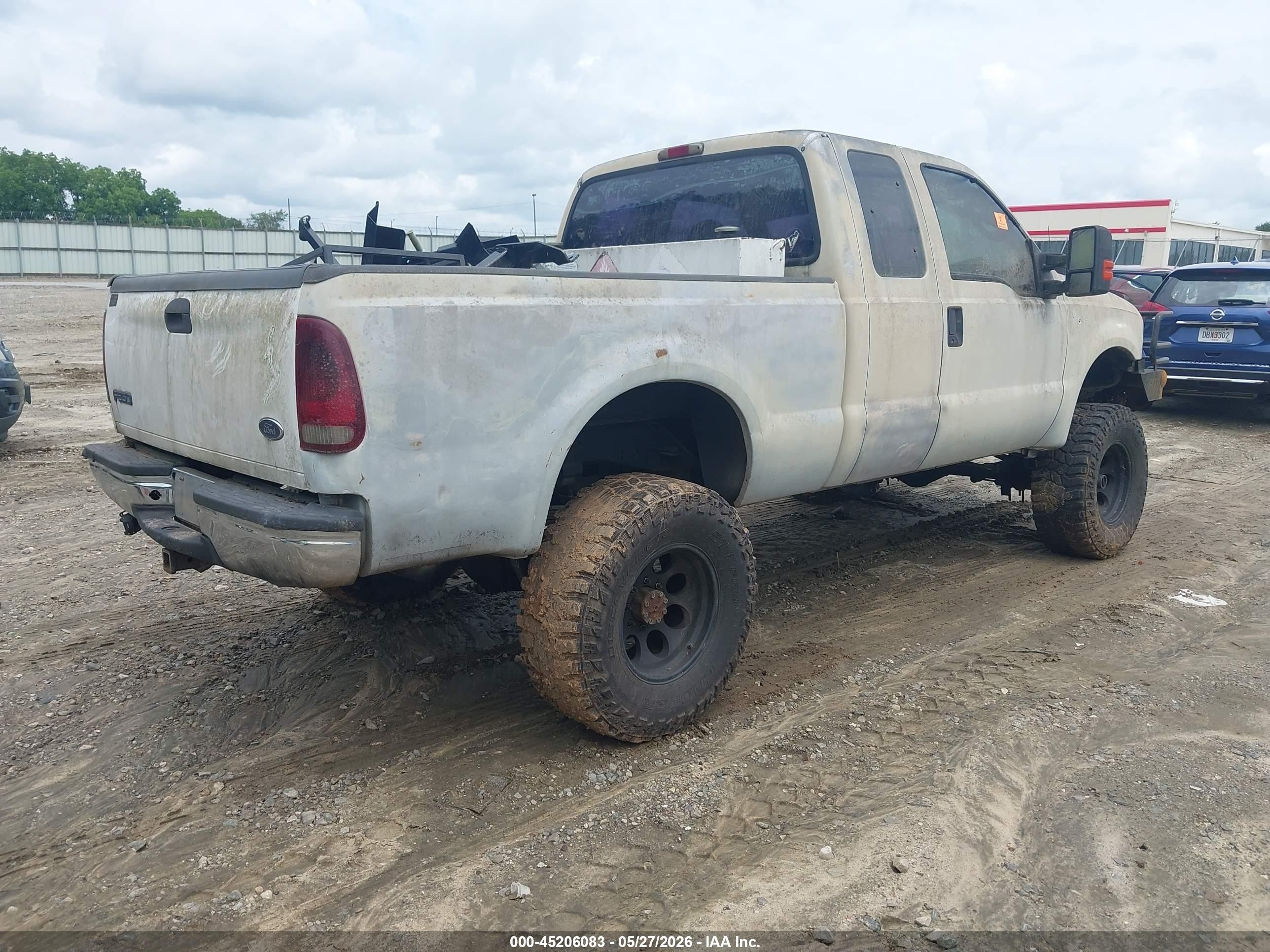 2003 Ford F-250 Lariat/xl/xlt White vin: 1FTNX21P93ED10681