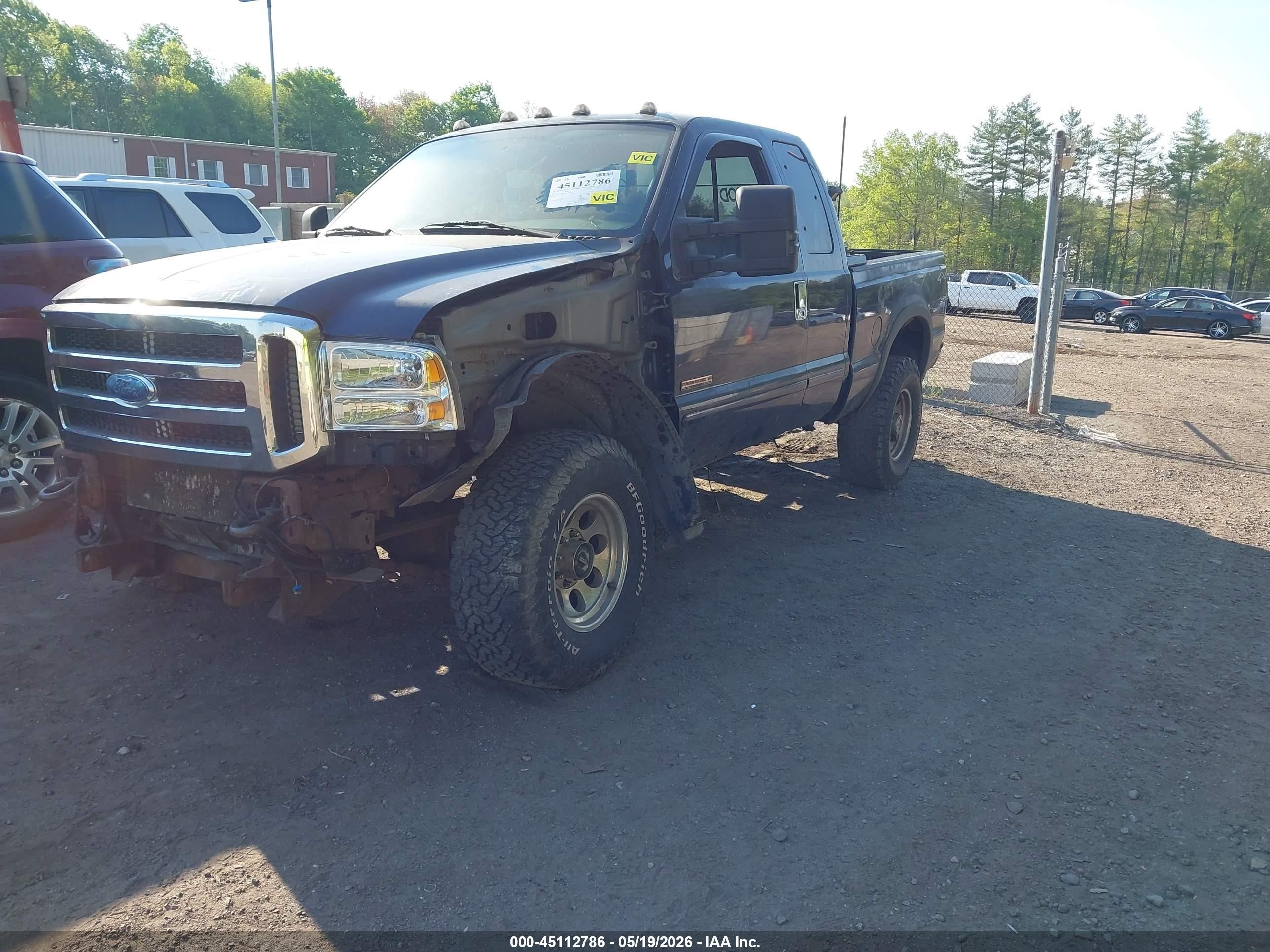 2003 Ford F-250 Lariat/xl/xlt Dark Blue vin: 1FTNX21PX3ED45603
