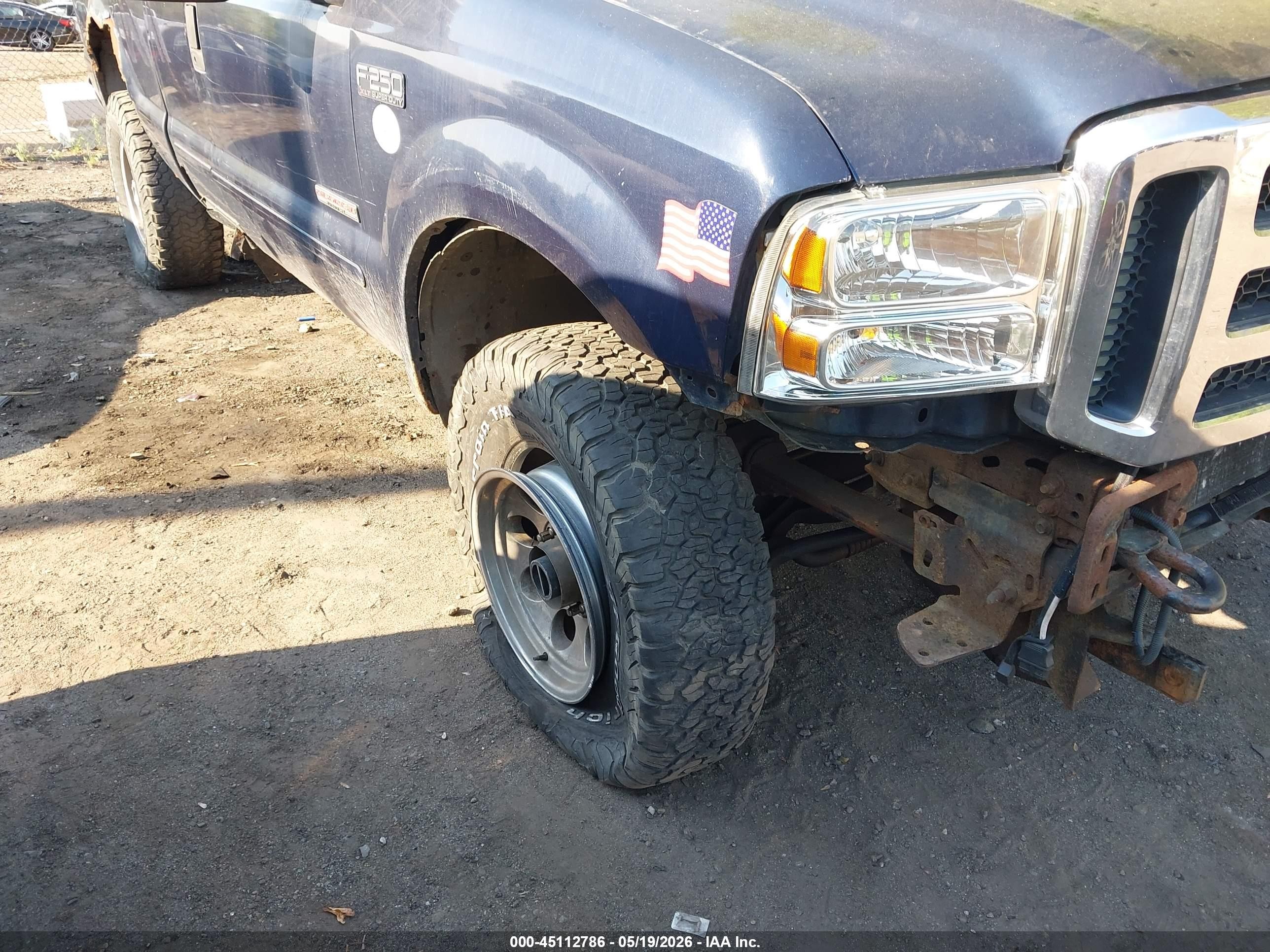 2003 Ford F-250 Lariat/xl/xlt Dark Blue vin: 1FTNX21PX3ED45603