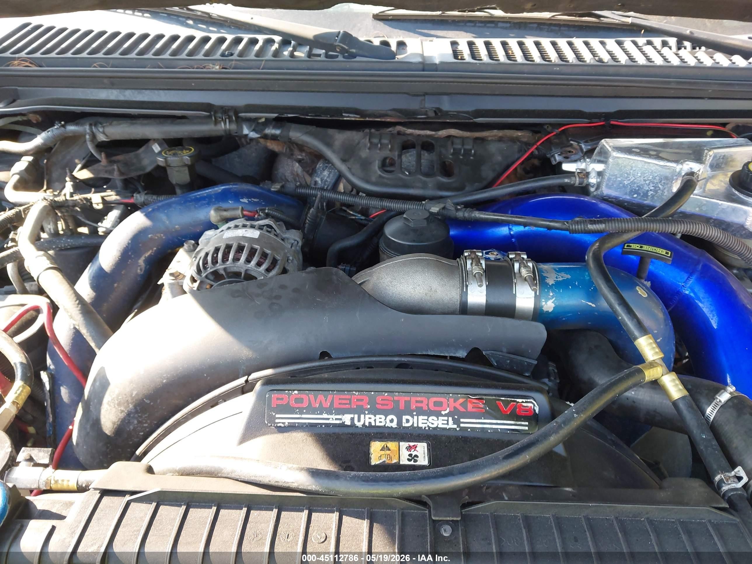 2003 Ford F-250 Lariat/xl/xlt Dark Blue vin: 1FTNX21PX3ED45603