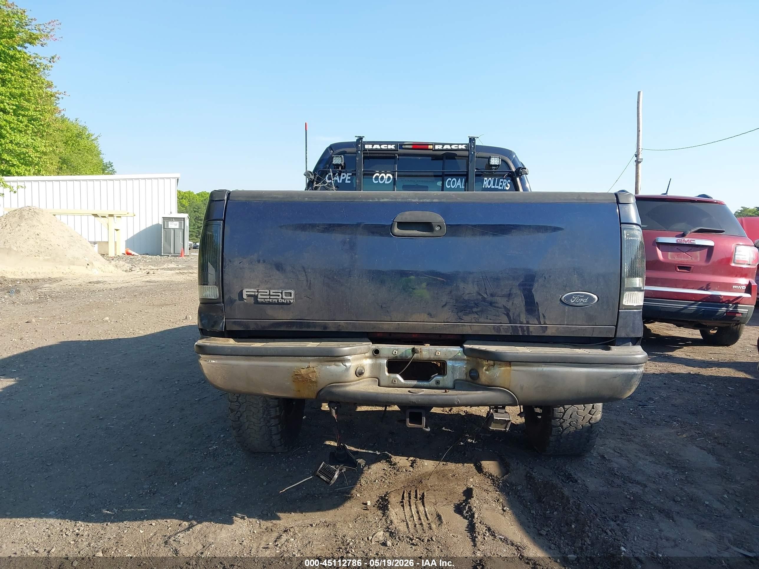 2003 Ford F-250 Lariat/xl/xlt Dark Blue vin: 1FTNX21PX3ED45603