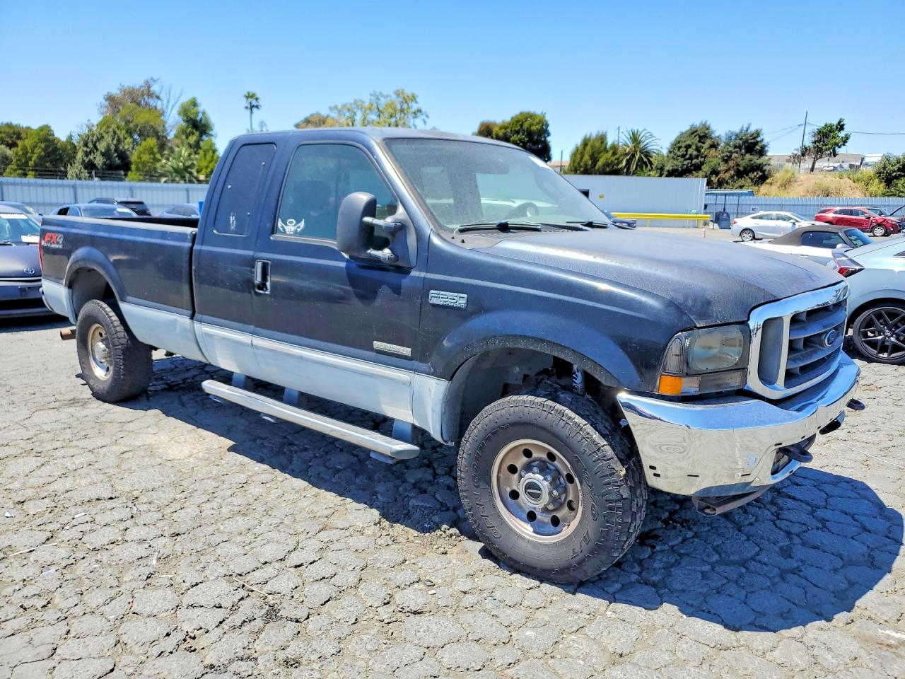 2004 Ford F250 Super Duty Black vin: 1FTNX21PX4EA19026