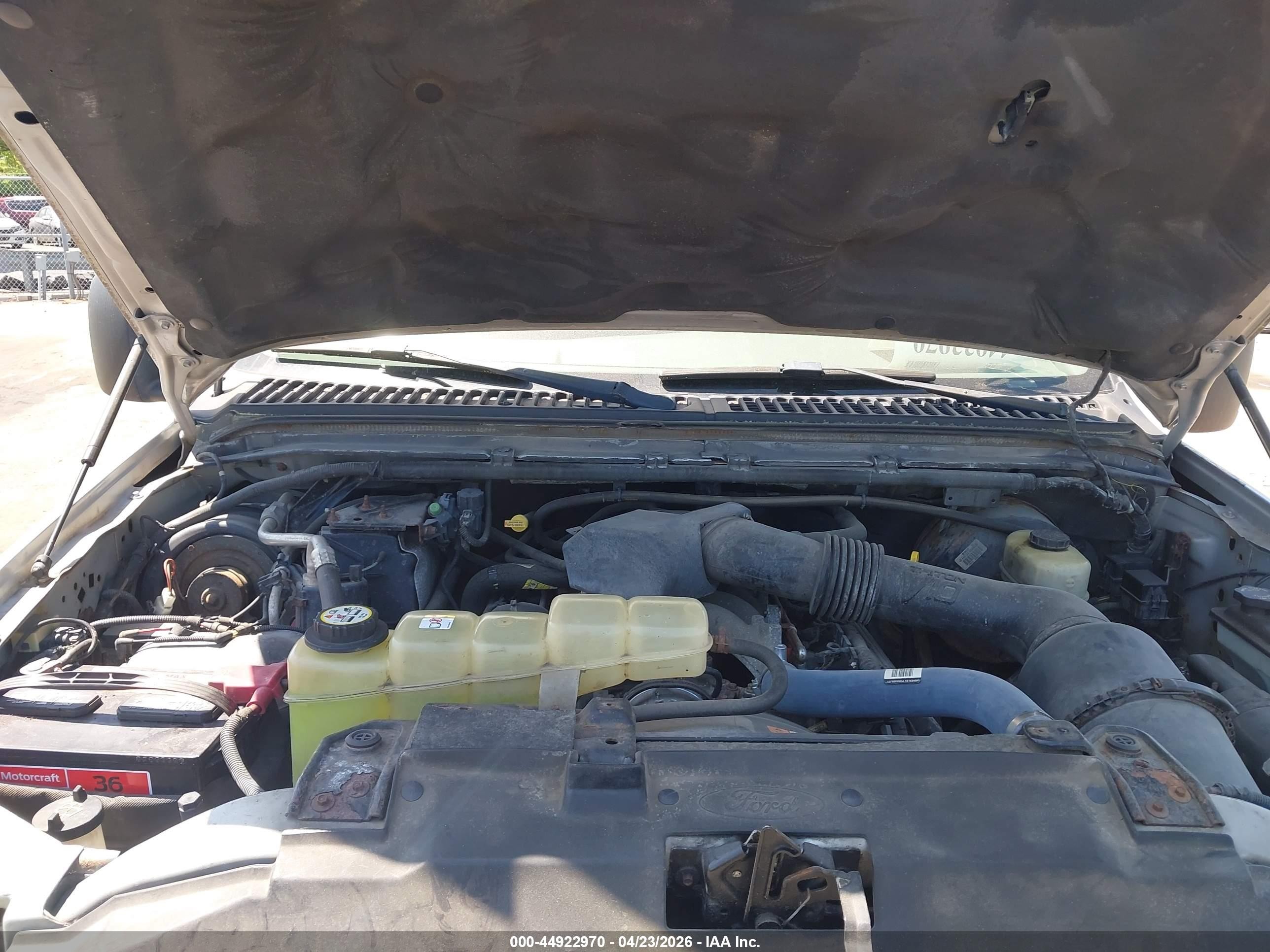 2003 Ford F-250 Lariat/xl/xlt Silver vin: 1FTNX21S13EB47254