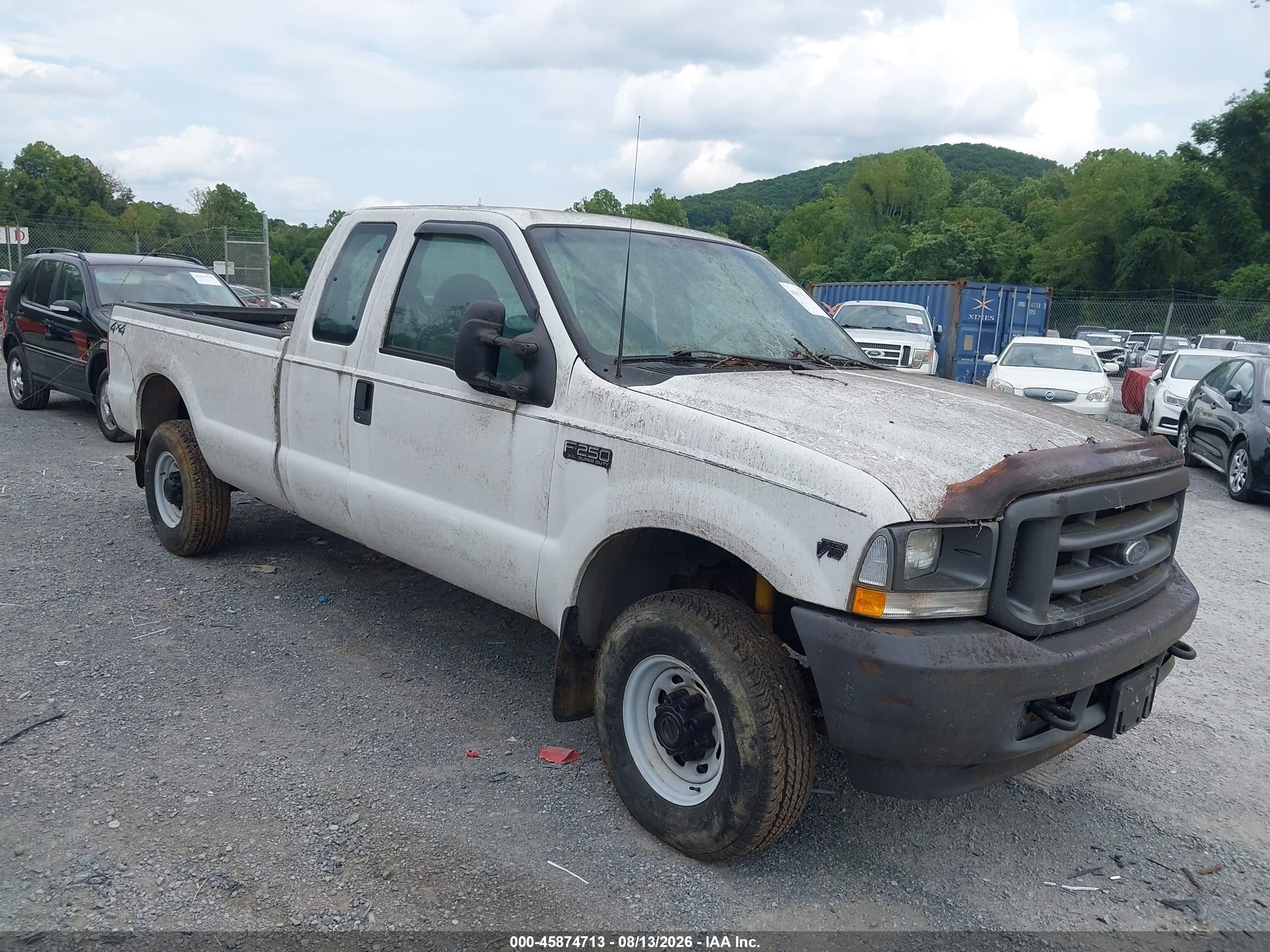 2003 Ford F-250 Lariat/xl/xlt White vin: 1FTNX21S23EB28132
