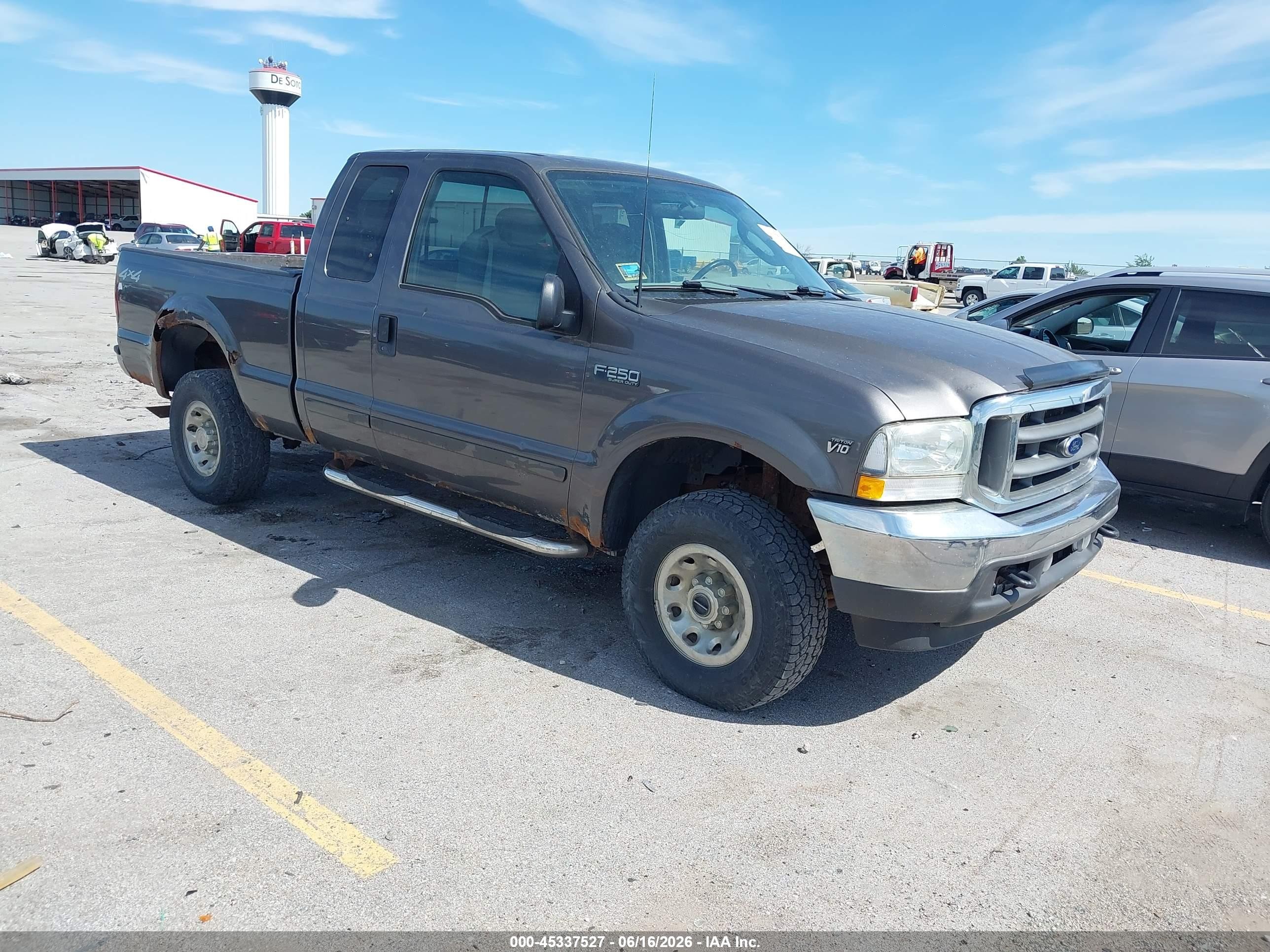 2003 Ford F-250 Lariat/xl/xlt Gray vin: 1FTNX21S23EB93269
