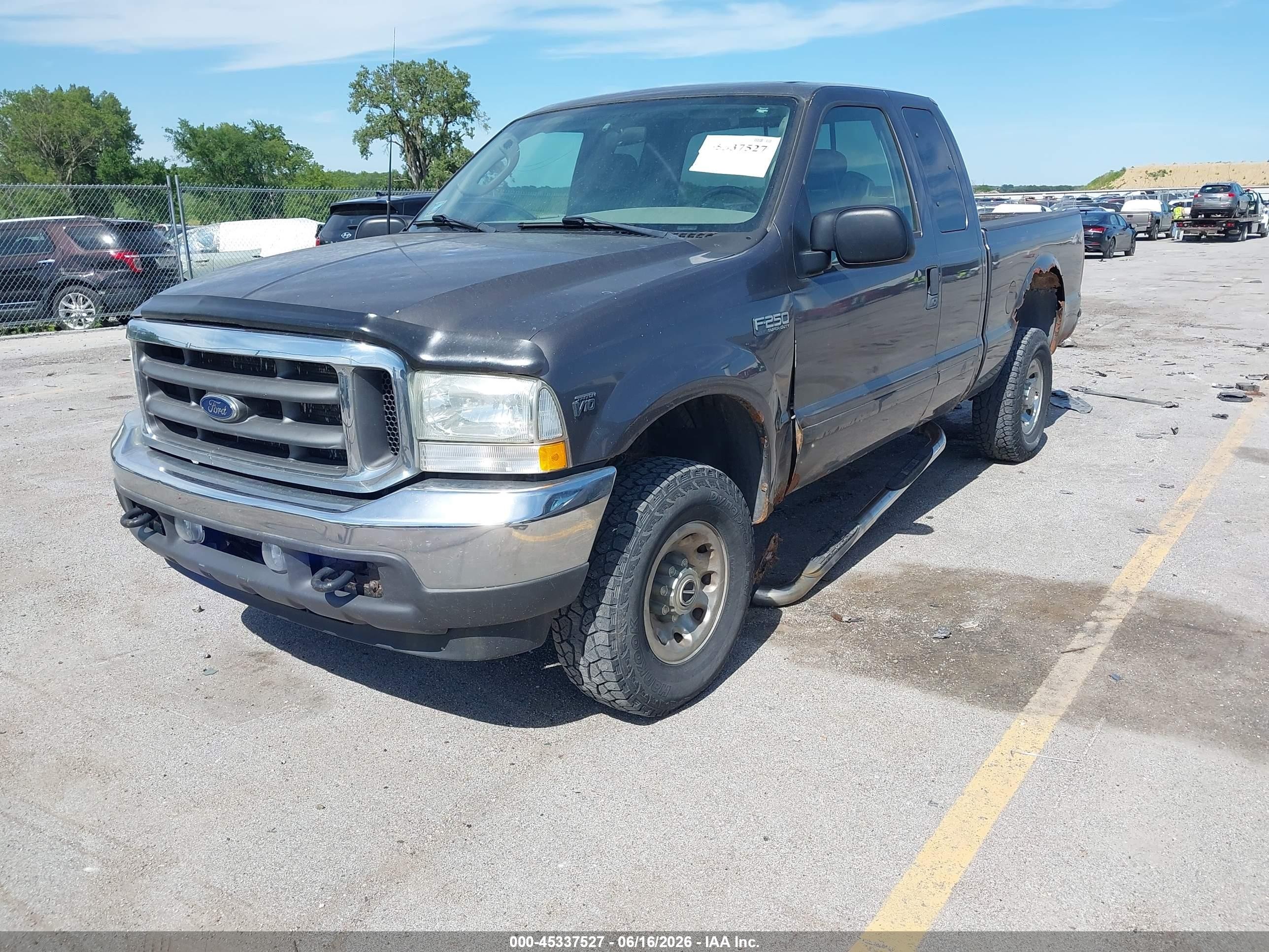 2003 Ford F-250 Lariat/xl/xlt Серый vin: 1FTNX21S23EB93269