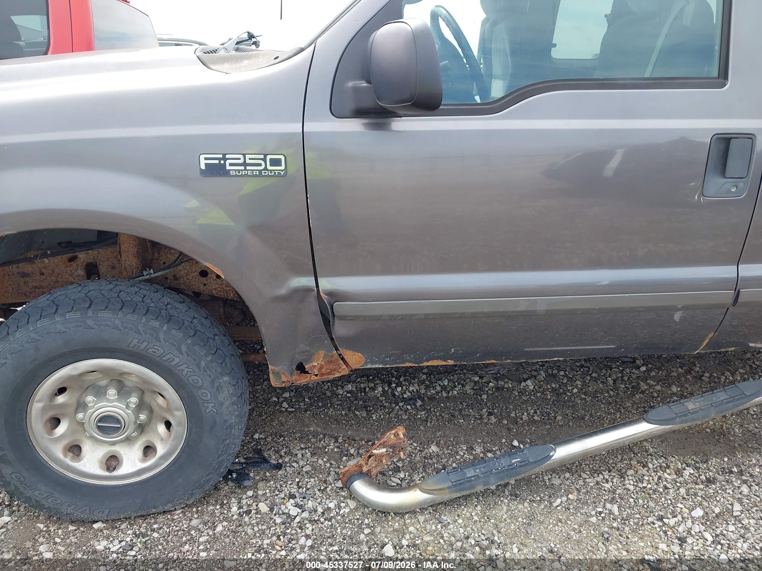2003 Ford F-250 Lariat/xl/xlt Серый vin: 1FTNX21S23EB93269