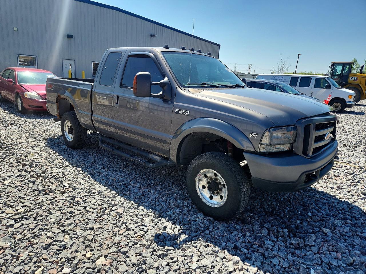 2004 Ford F250 Super Duty Gray vin: 1FTNX21S24EB15155