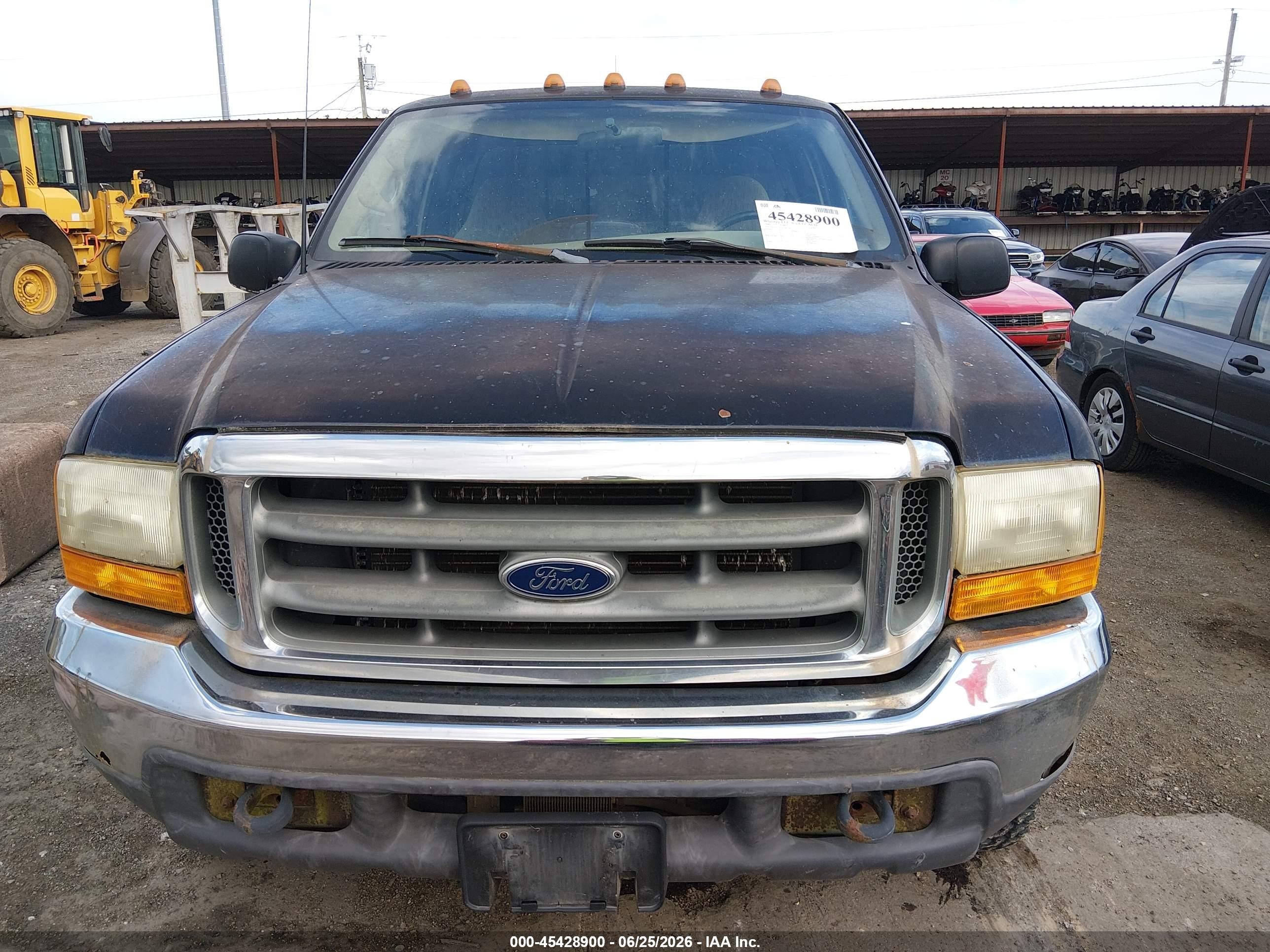 1999 Ford F-250 Lariat/xl/xlt Blue vin: 1FTNX21S3XED61183