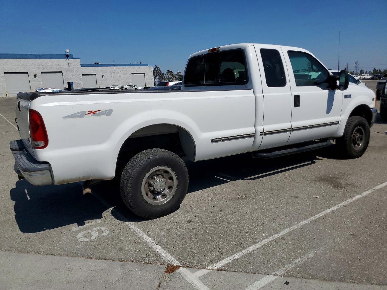 1999 Ford F250 Super Duty White vin: 1FTNX21S4XEC42641