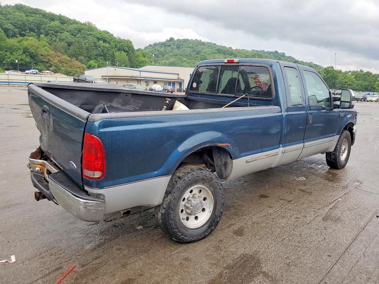 1999 Ford F250 Super Duty Green vin: 1FTNX21S5XED70984