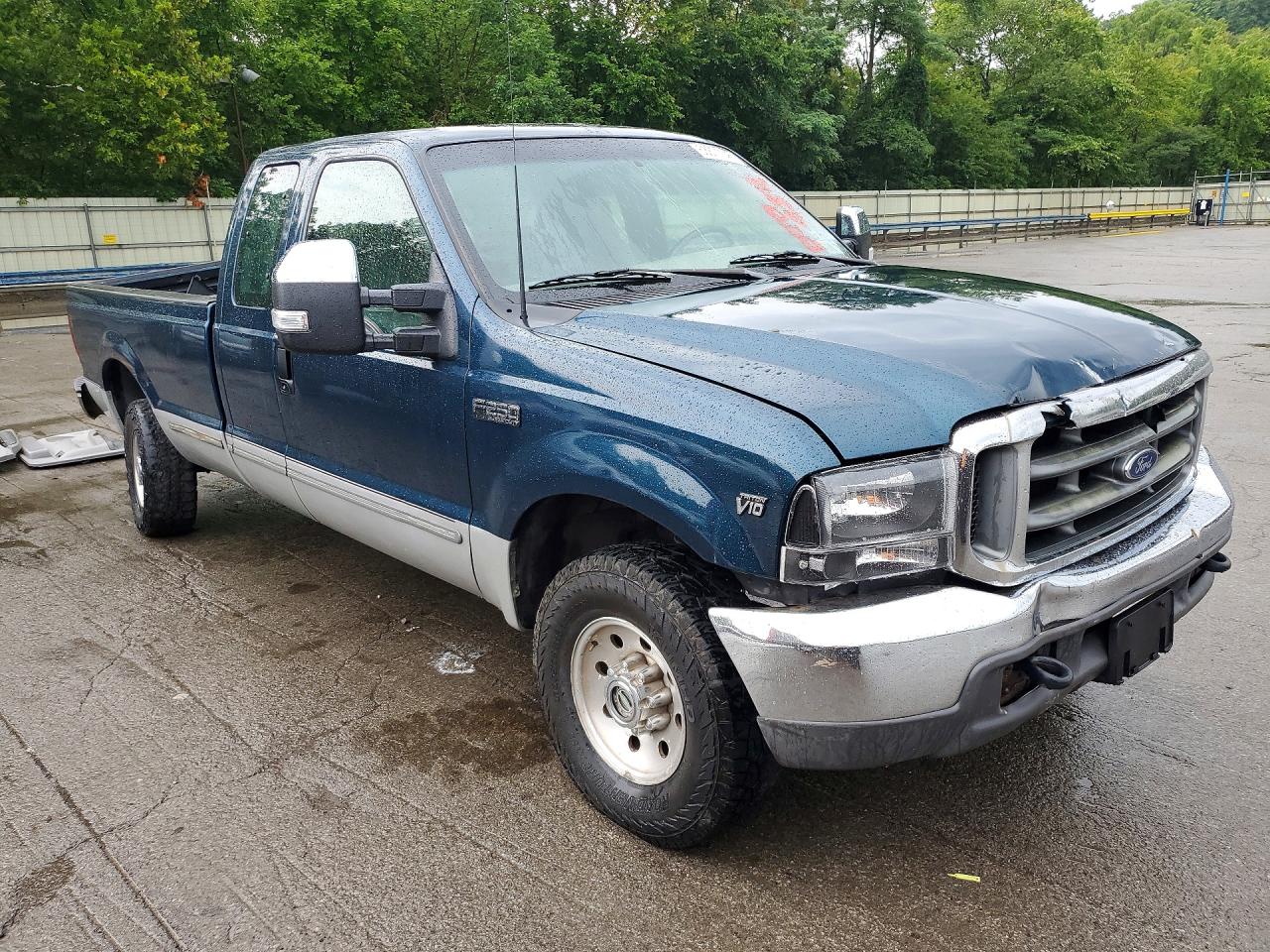 1999 Ford F250 Super Duty Green vin: 1FTNX21S5XED70984