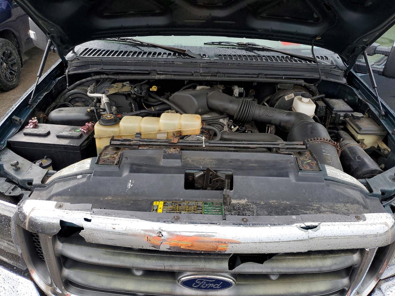 1999 Ford F250 Super Duty Green vin: 1FTNX21S5XED70984