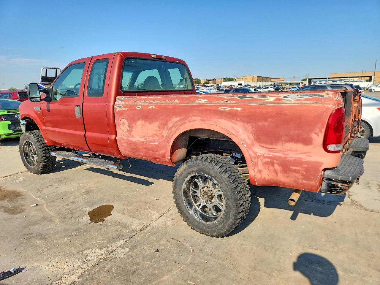2000 Ford F250 Super Duty Red vin: 1FTNX21S6YEC84441
