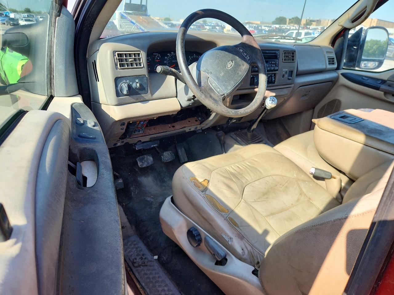 2000 Ford F250 Super Duty Red vin: 1FTNX21S6YEC84441