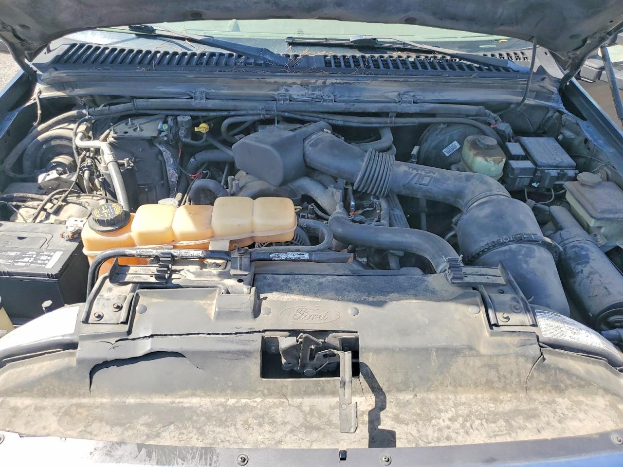 2001 Ford F250 Super Duty Gray vin: 1FTNX21S71EB89277