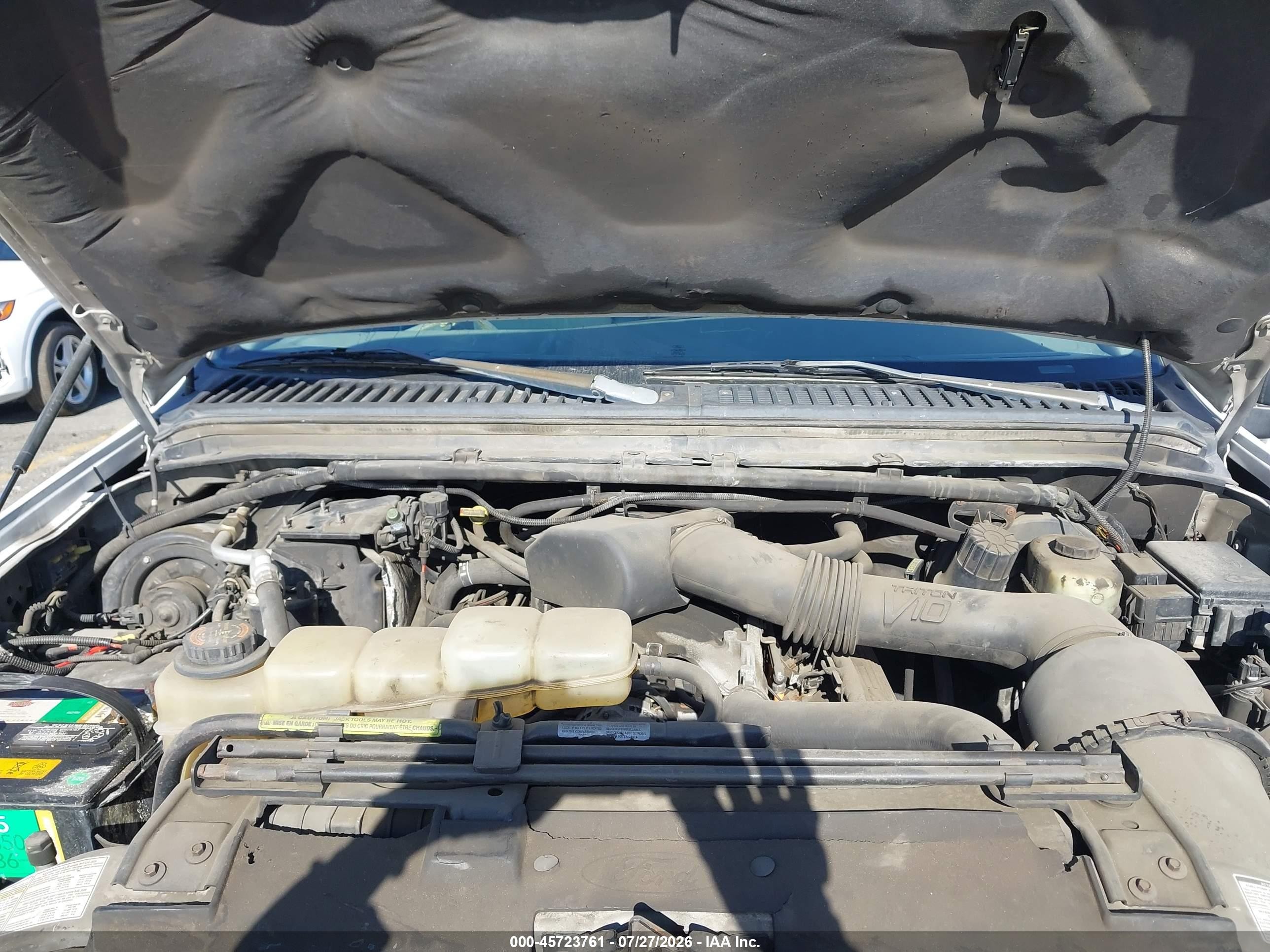 2001 Ford F-250 Lariat/xl/xlt Белый vin: 1FTNX21S71EC33892