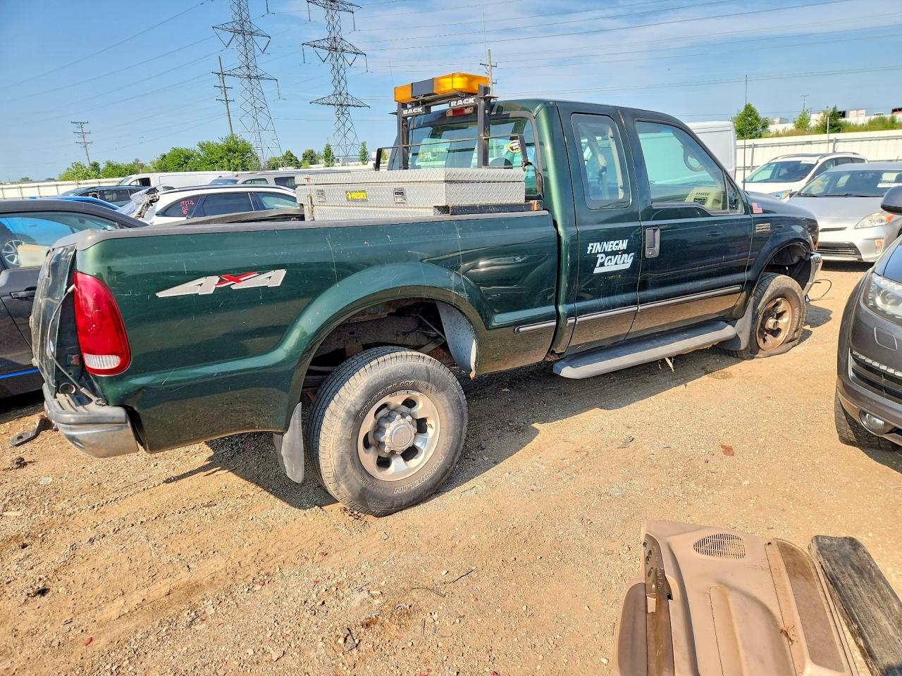 1999 Ford Lgt Convtnl Green vin: 1FTNX21S7XEC02635