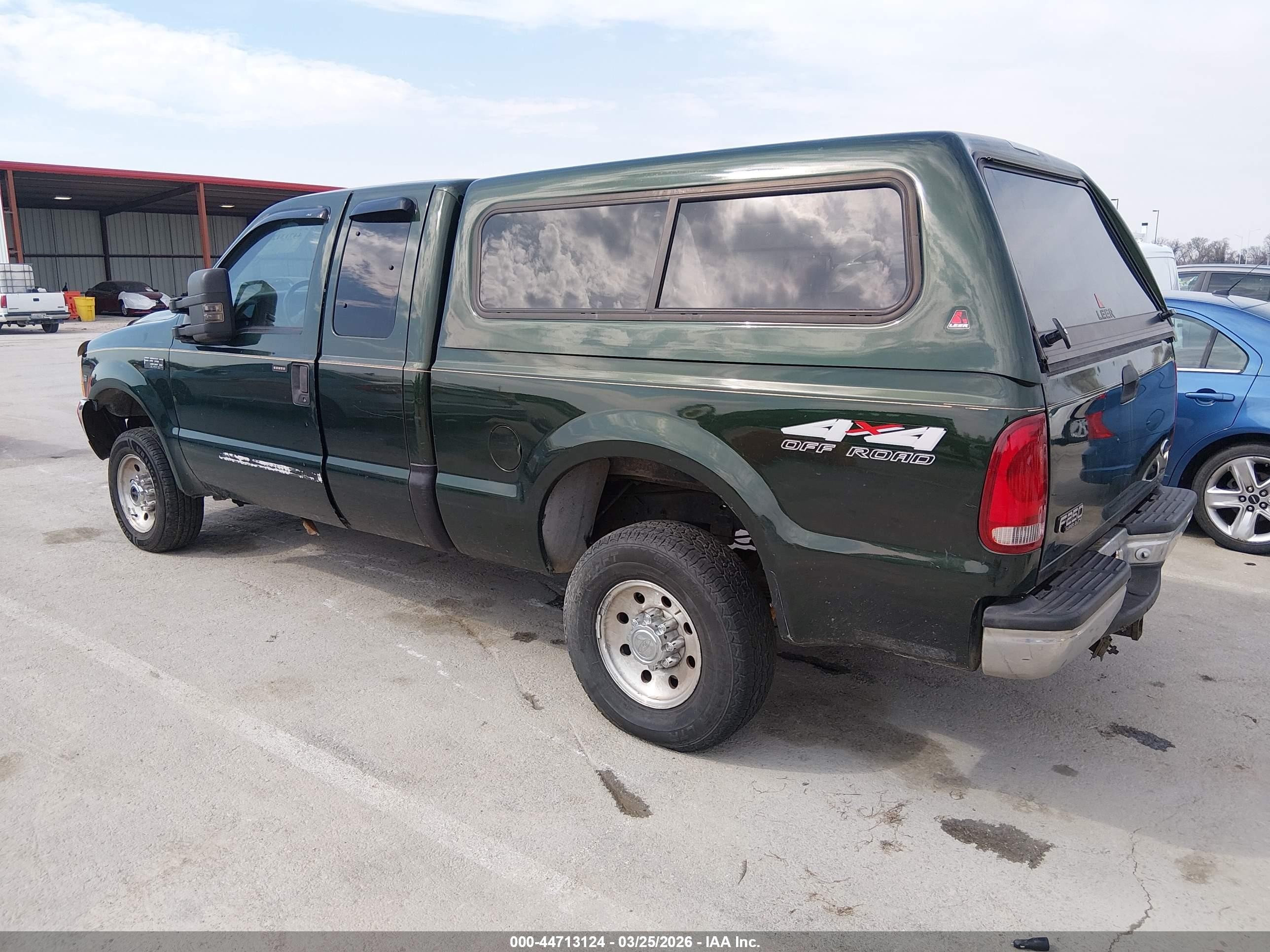 1999 Ford F-250 Lariat/xl/xlt Green vin: 1FTNX21S7XEC13845