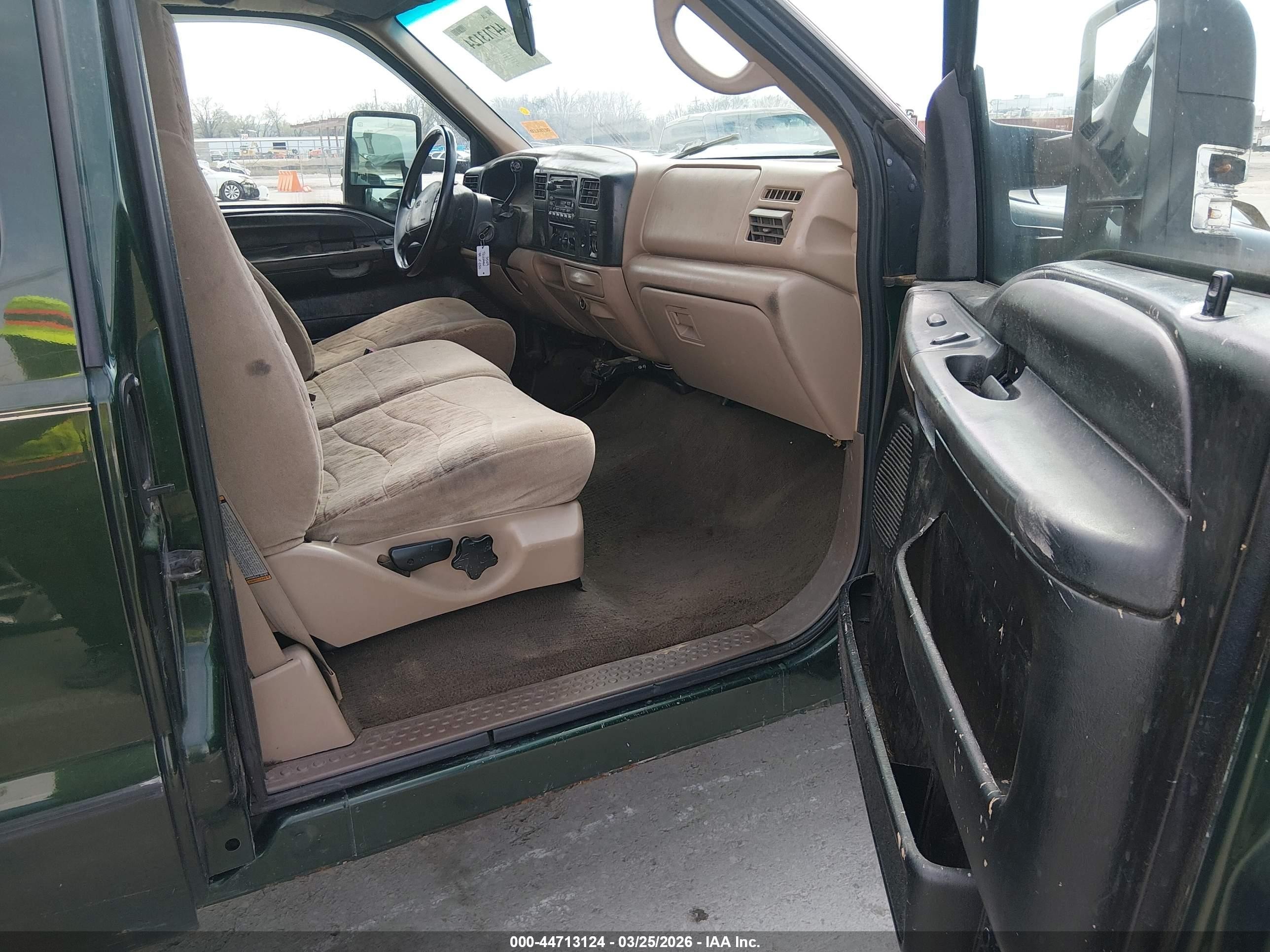 1999 Ford F-250 Lariat/xl/xlt Green vin: 1FTNX21S7XEC13845