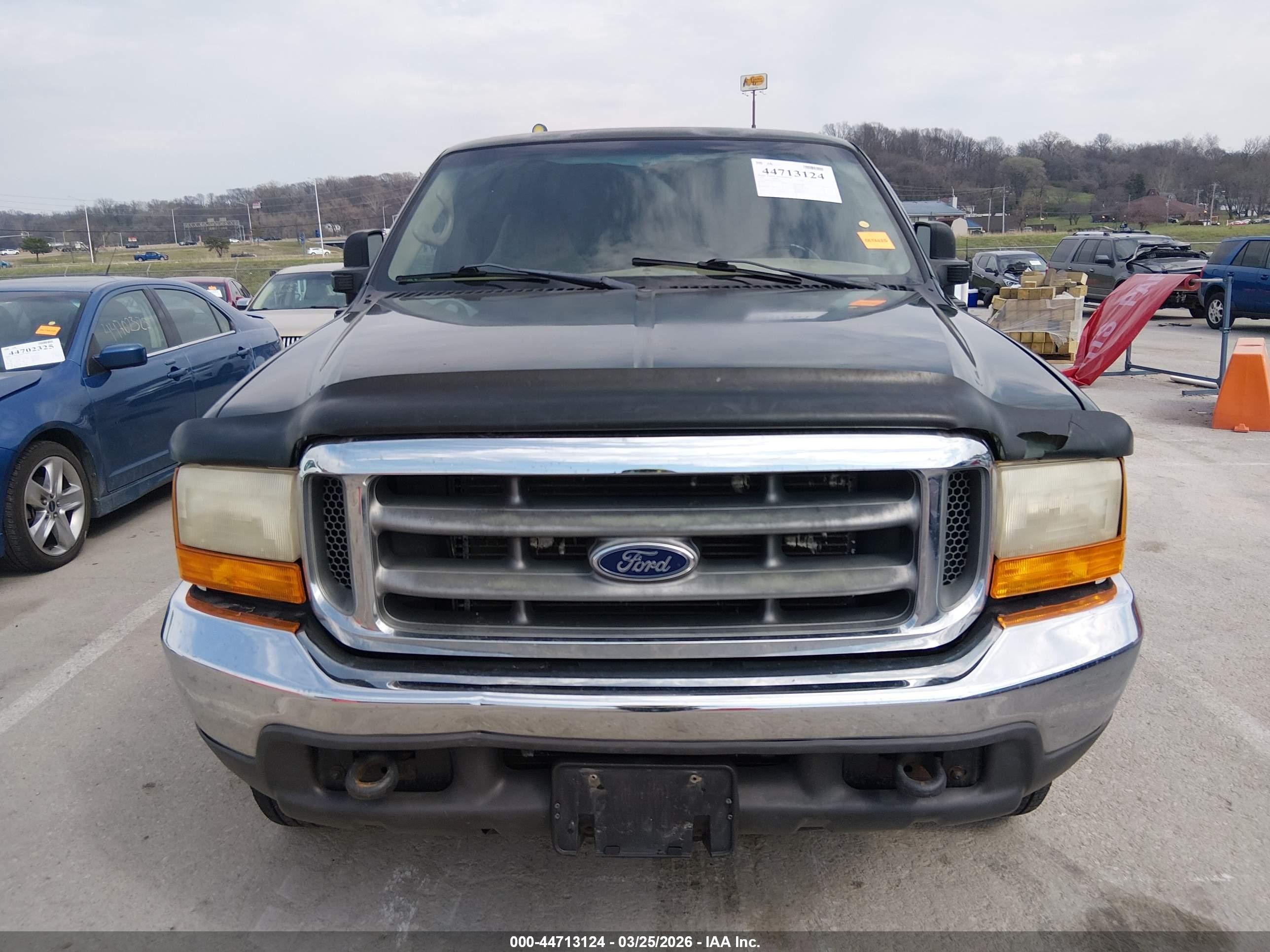 1999 Ford F-250 Lariat/xl/xlt Green vin: 1FTNX21S7XEC13845